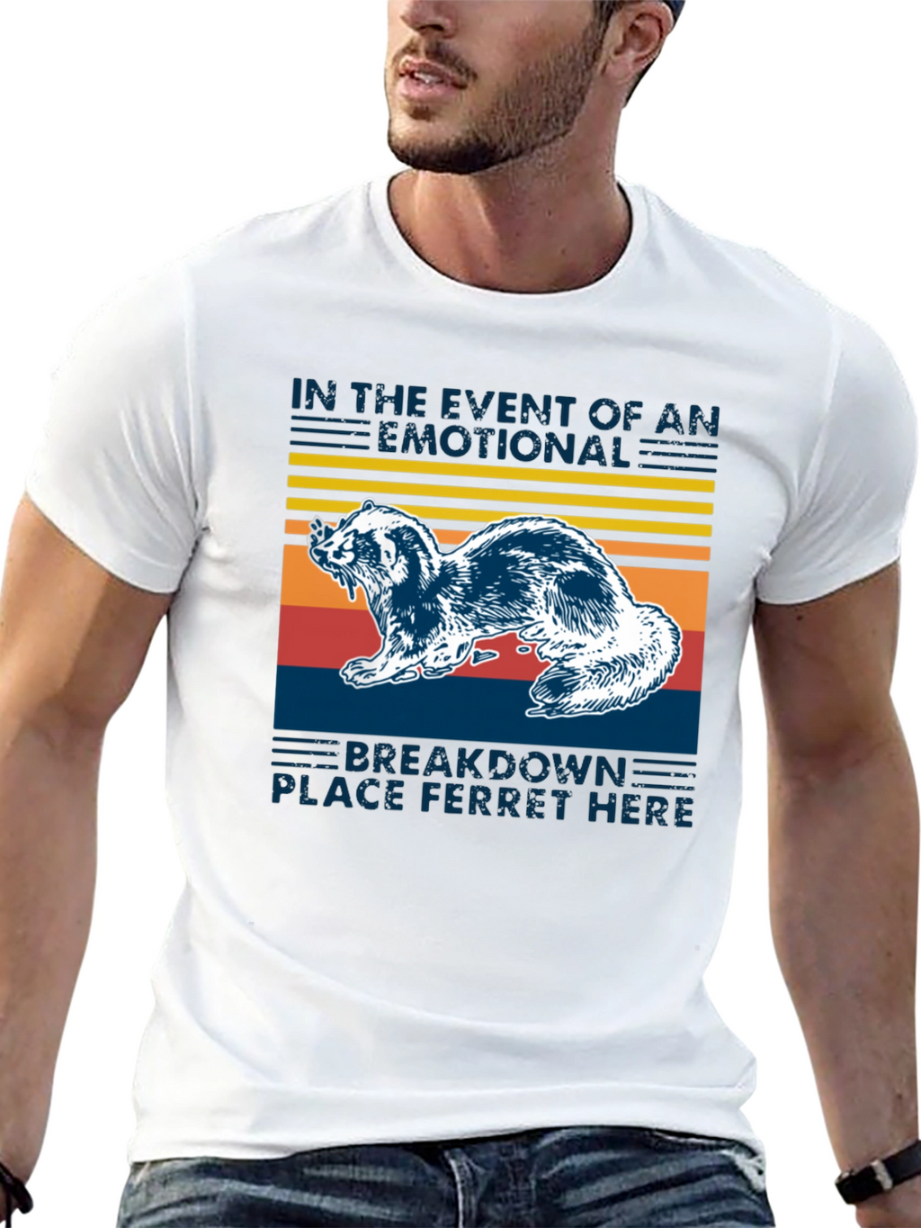 Emotional Breakdown Ferret T-Shirt