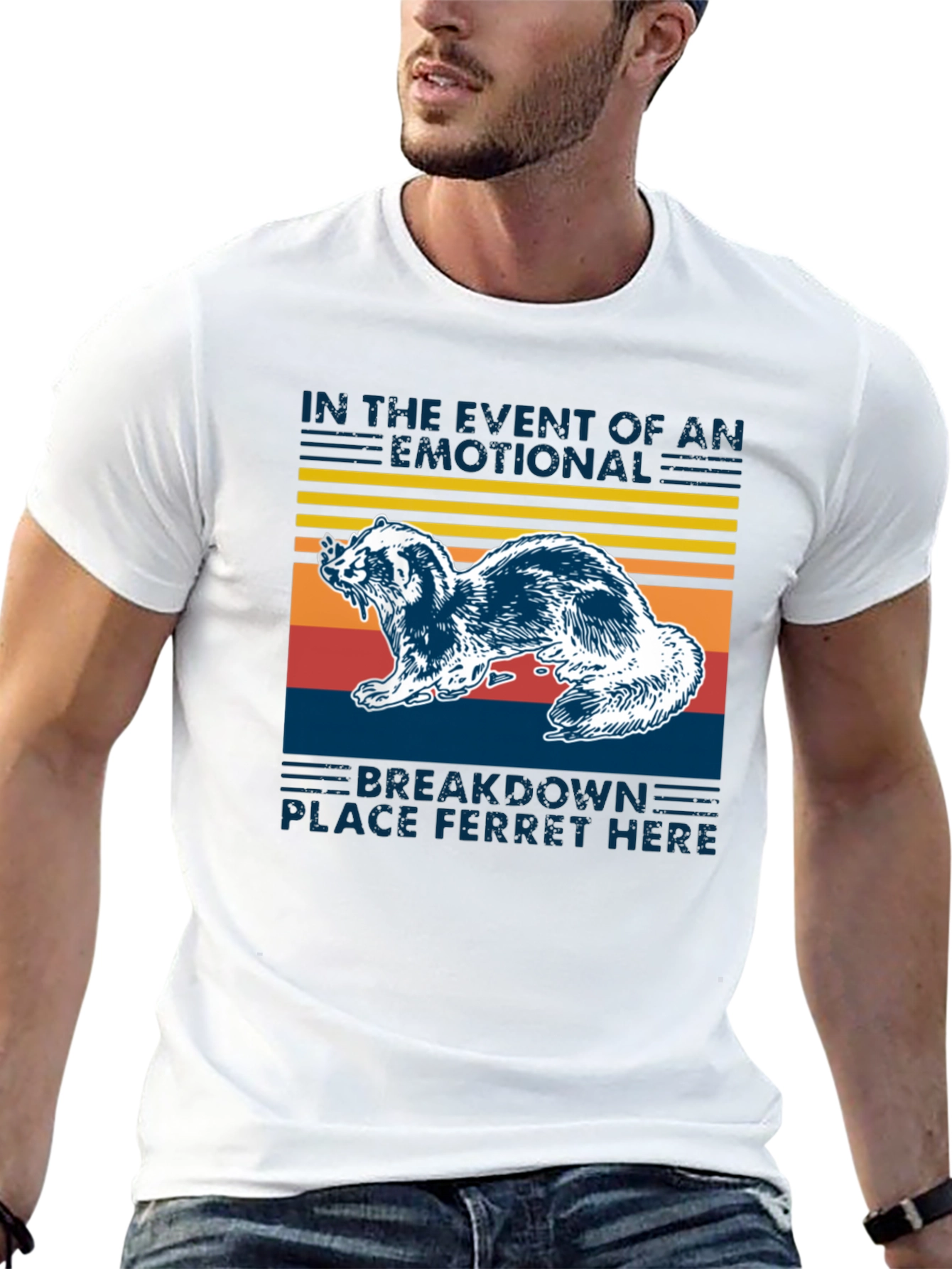 Emotional Breakdown Ferret T-Shirt