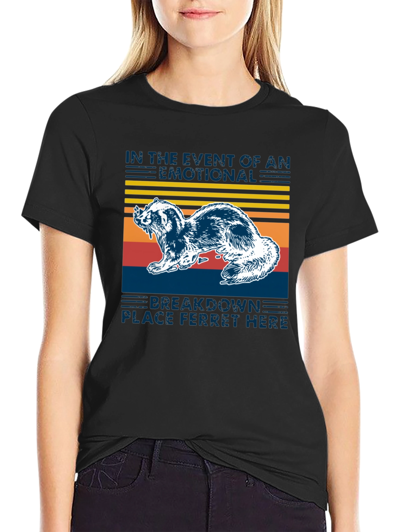 Emotional Breakdown Ferret T-Shirt