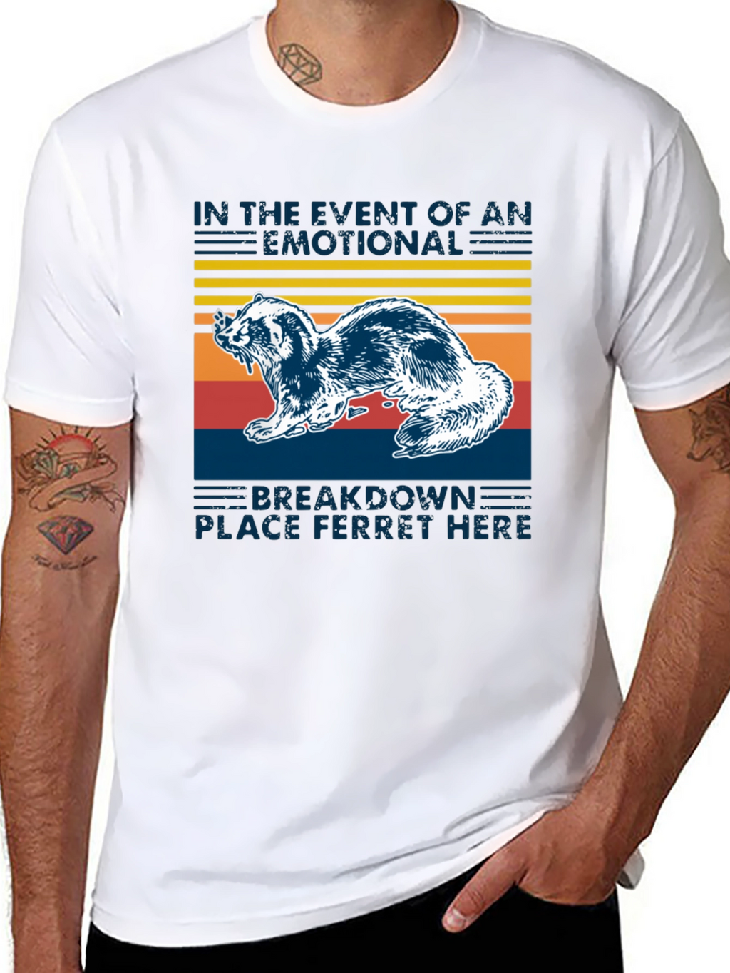 Emotional Breakdown Ferret T-Shirt