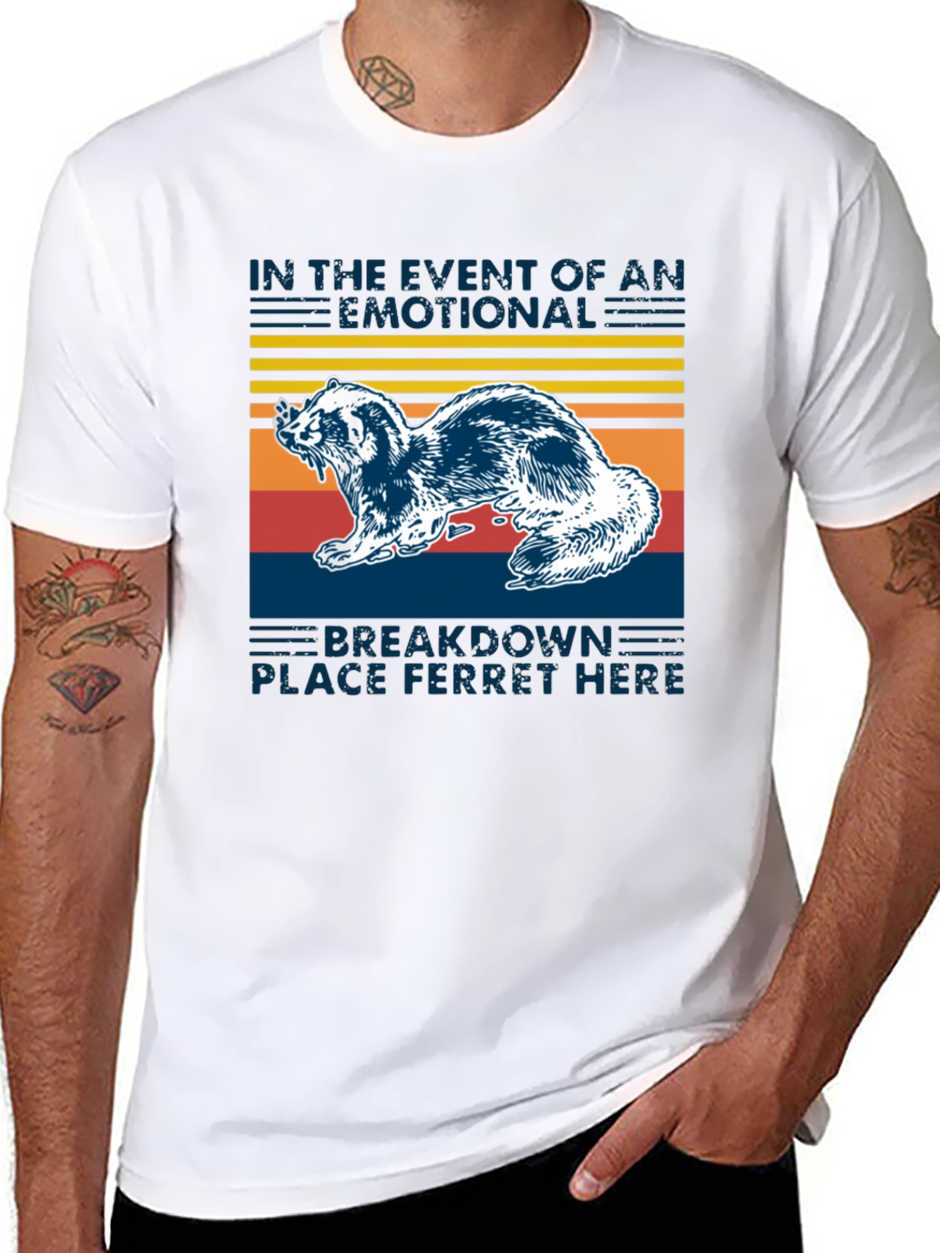 Emotional Breakdown Ferret T-Shirt