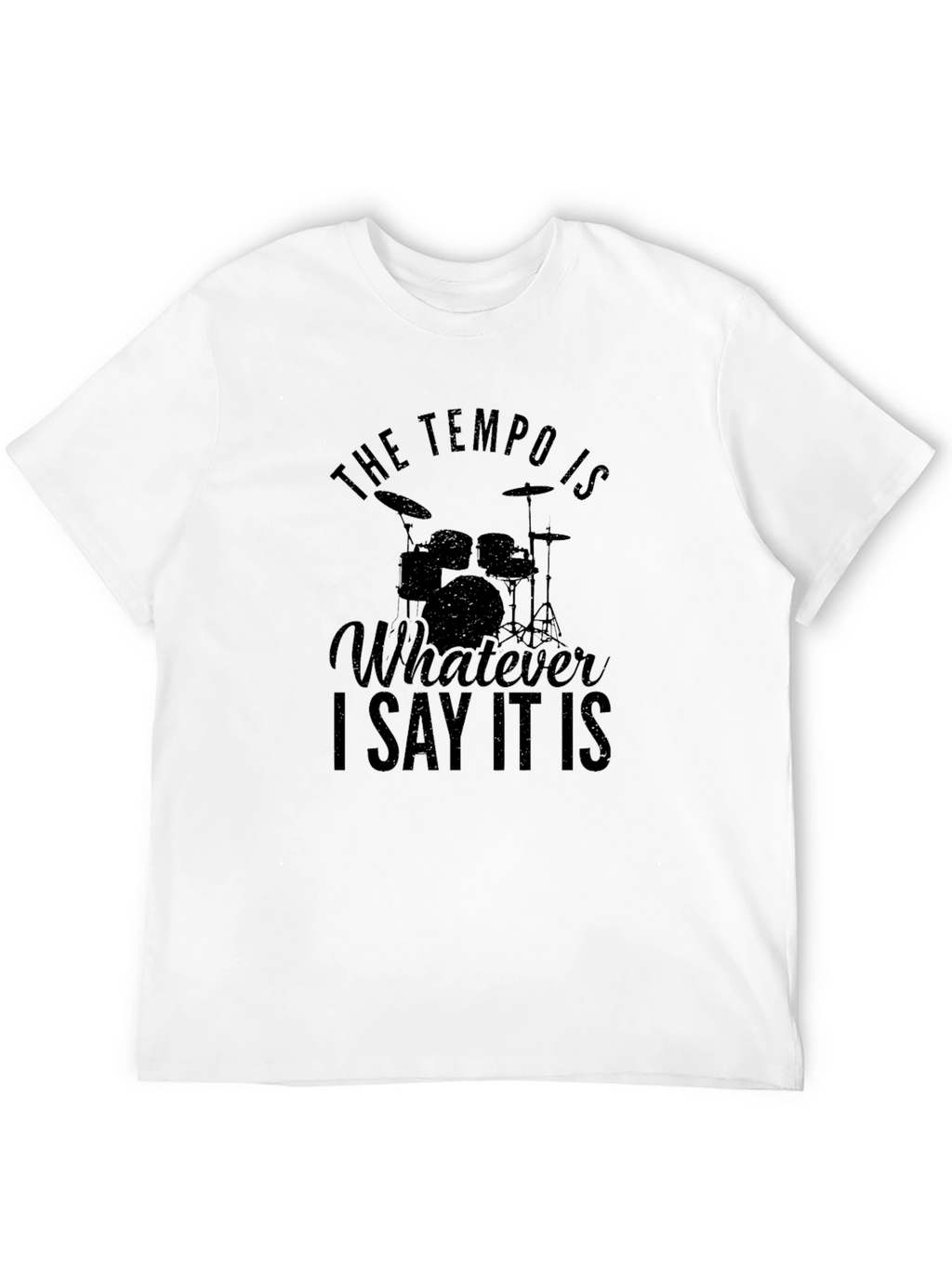 Tempo Drummer Black T-Shirt