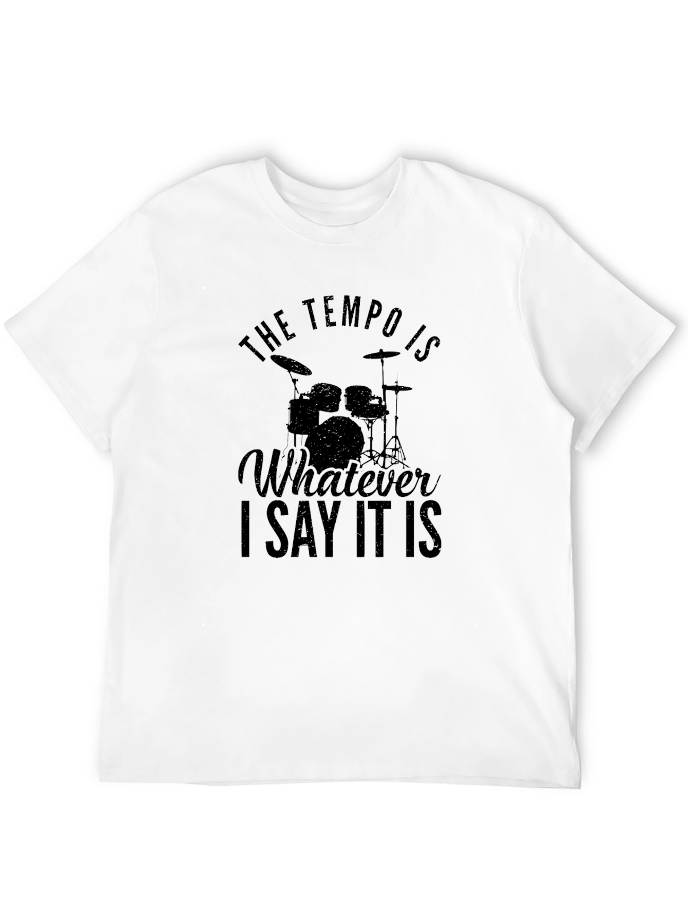 Tempo Drummer Black T-Shirt