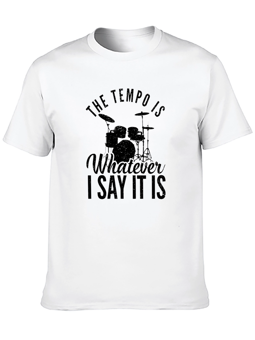 Tempo Drummer Black T-Shirt