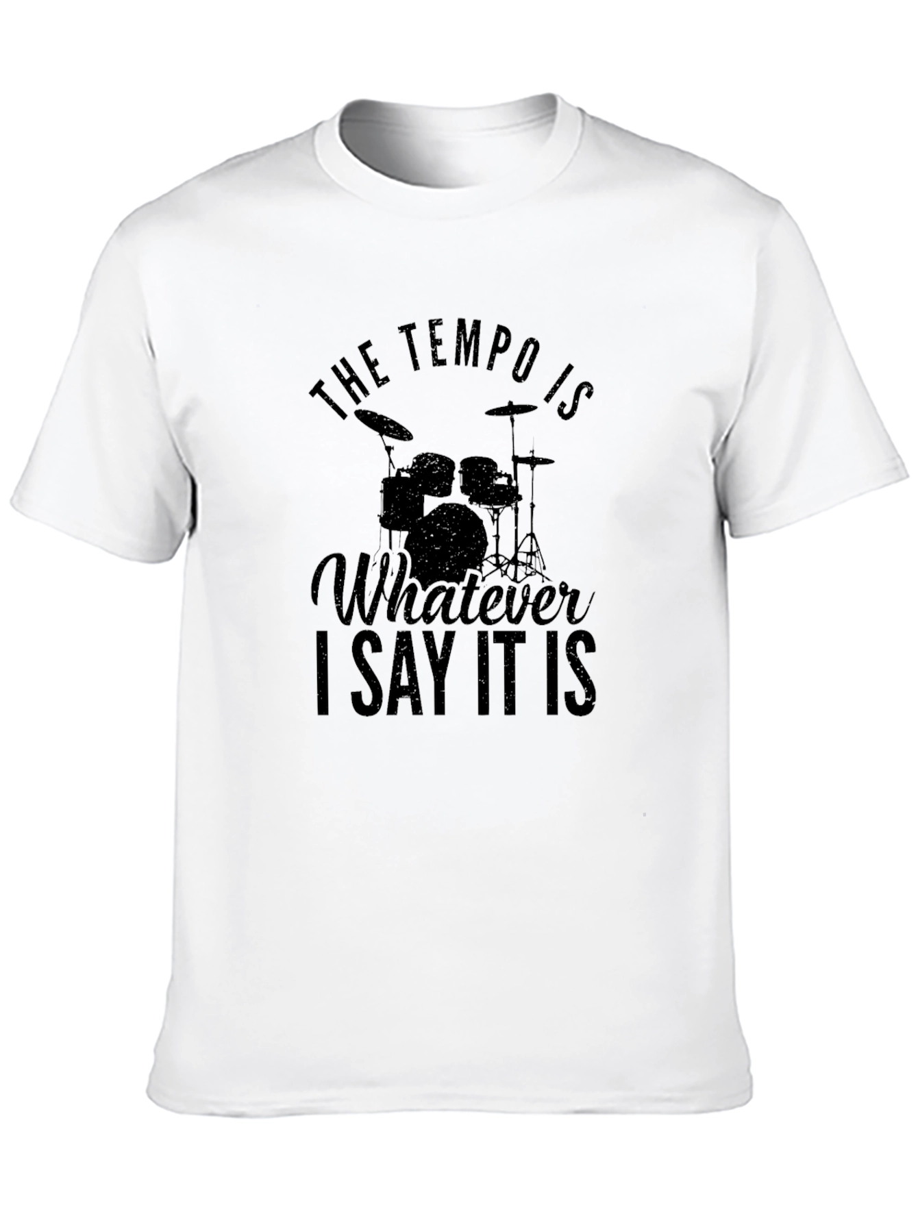 Tempo Drummer Black T-Shirt