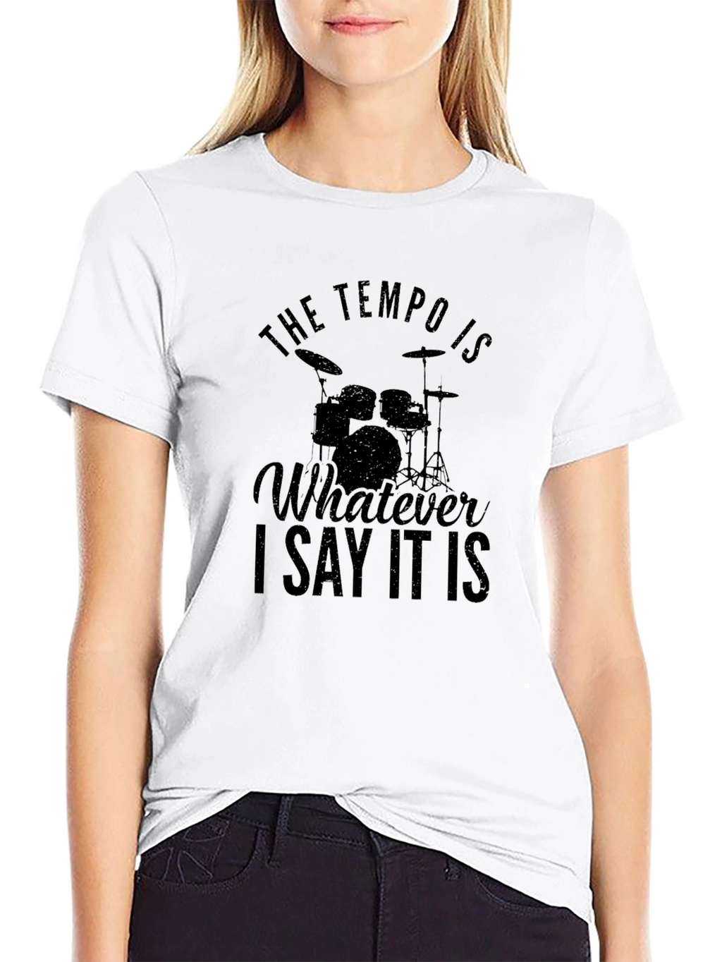 Tempo Drummer Black T-Shirt