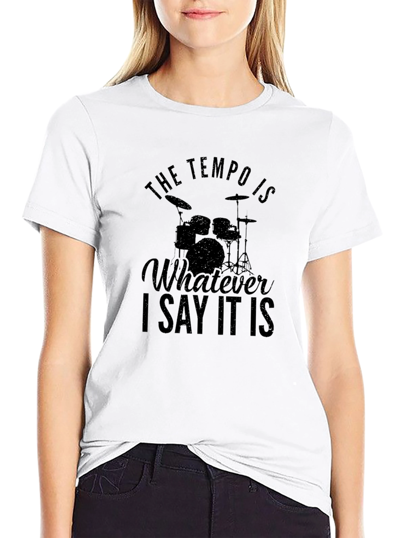 Tempo Drummer Black T-Shirt