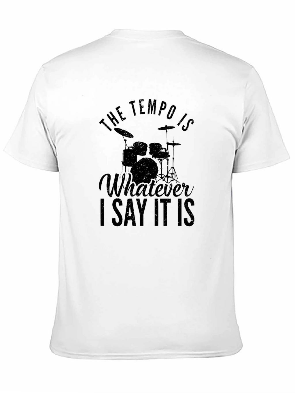 Tempo Drummer Black T-Shirt