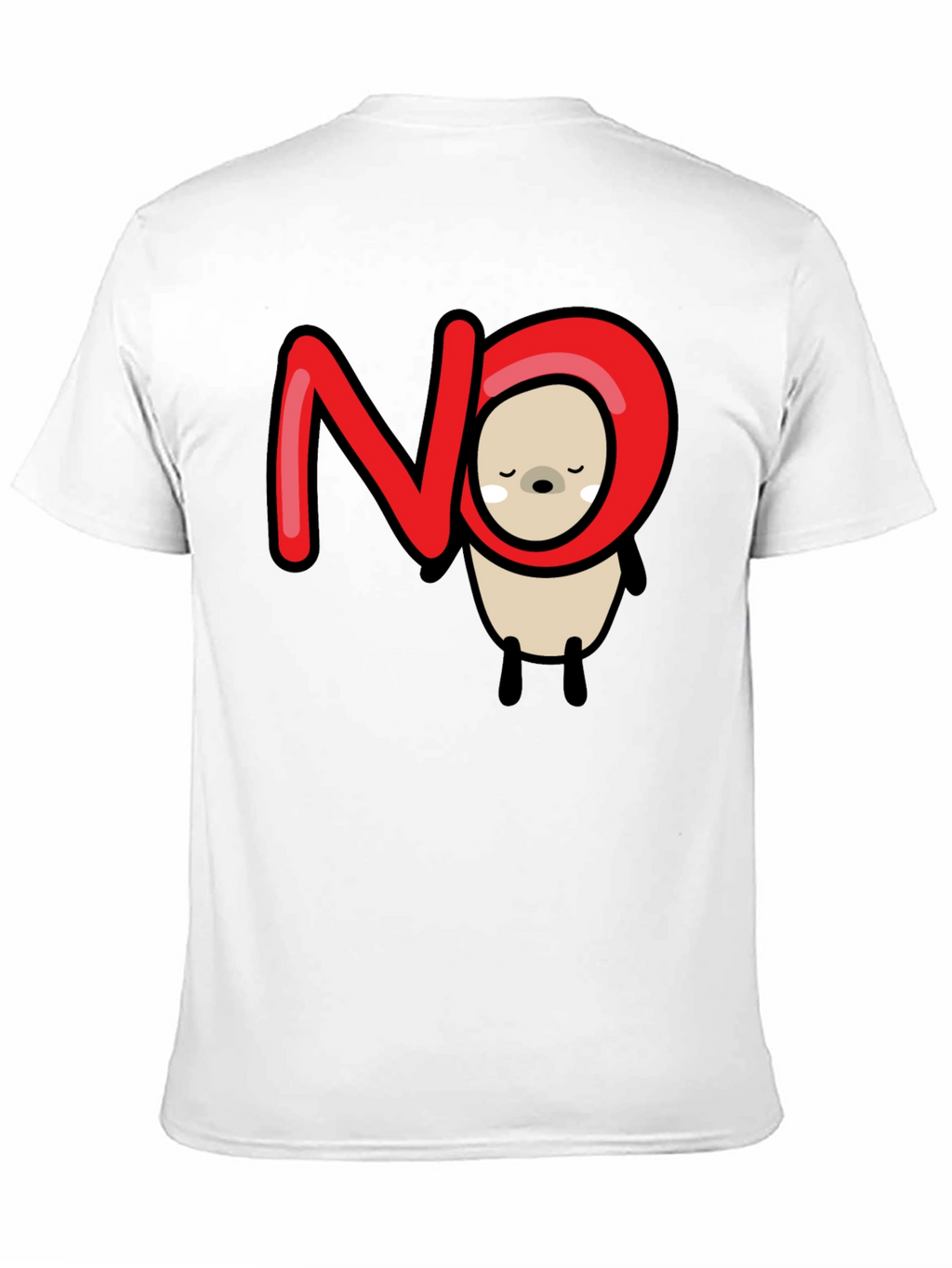 NO Bear Graphic Tee - Funny Casual T-Shirt