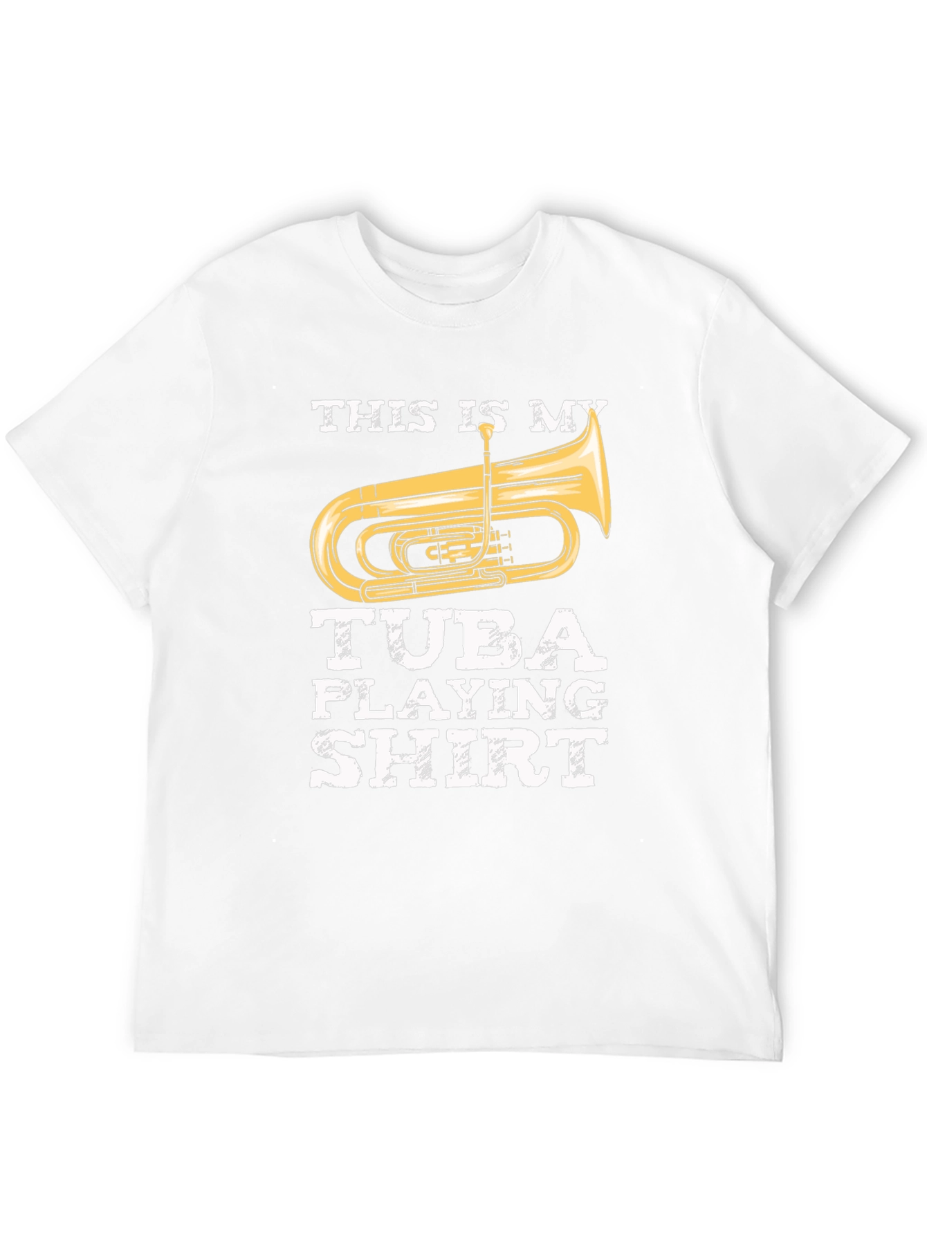 Tuba Playing Shirt - Funny Musician Tee