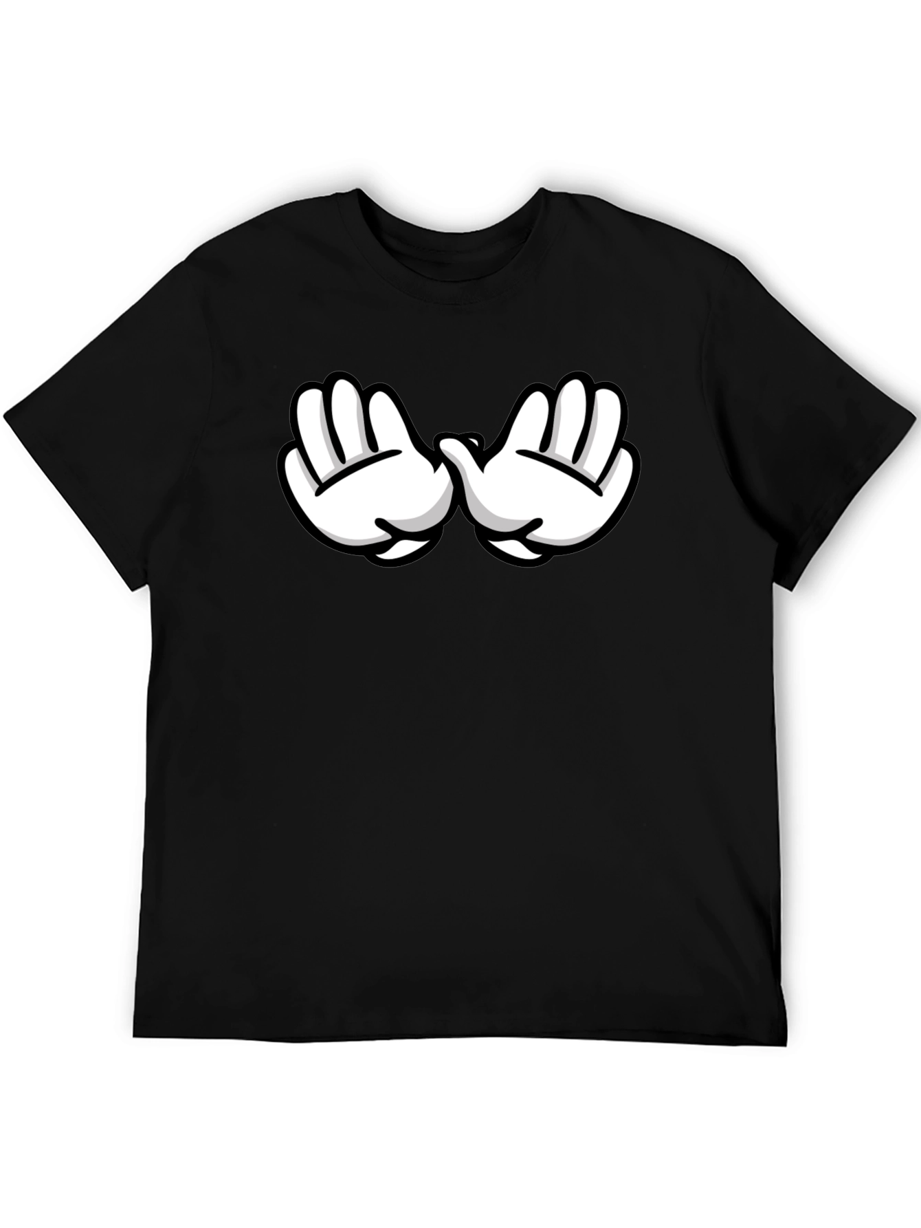 Mickey Hands Black T-Shirt