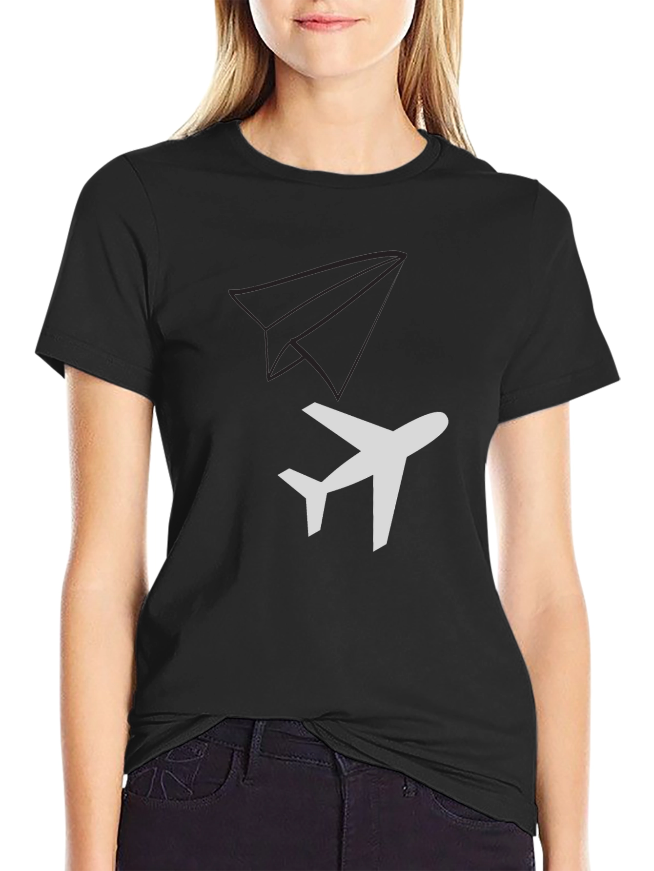 Airplane Graphic Tee - Stylish & Comfortable Cotton T-Shirt