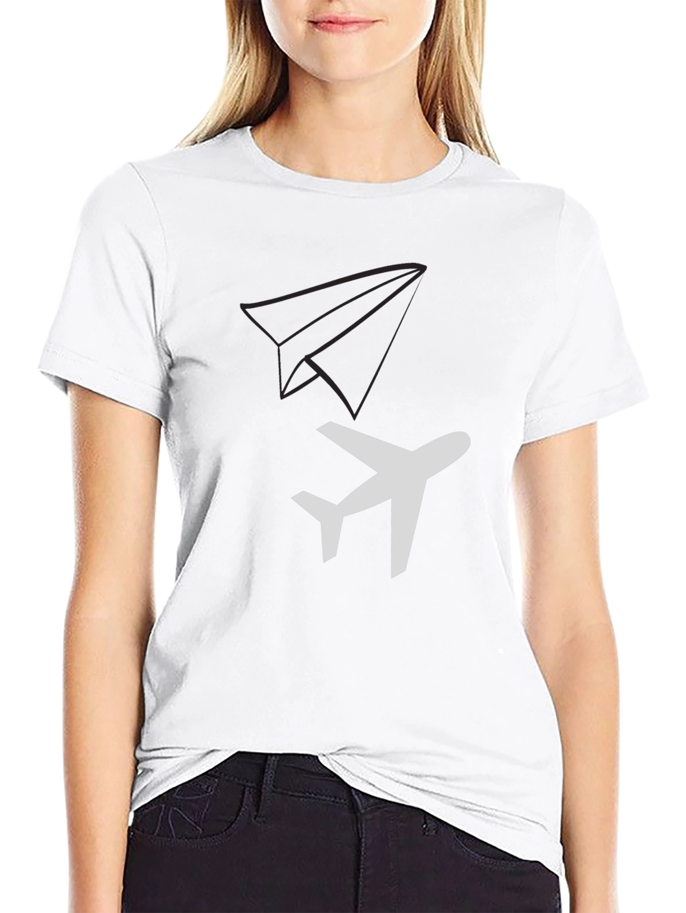 Airplane Graphic Tee - Stylish & Comfortable Cotton T-Shirt