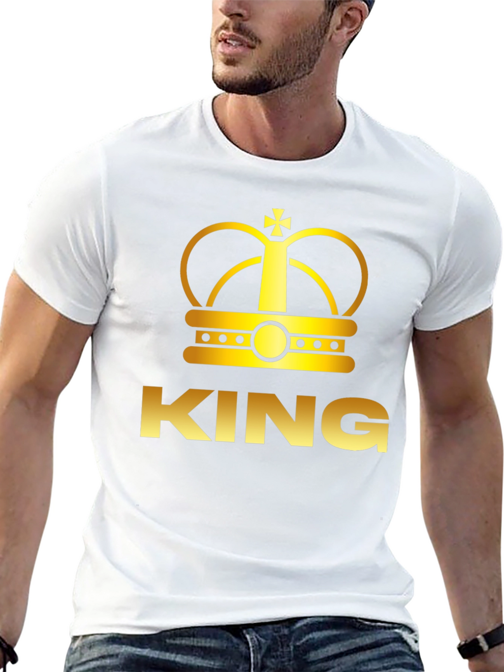 King Crown Graphic T-Shirt - Black