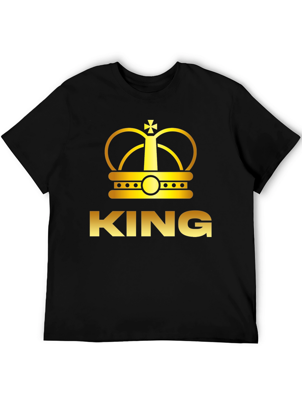 King Crown Graphic T-Shirt - Black