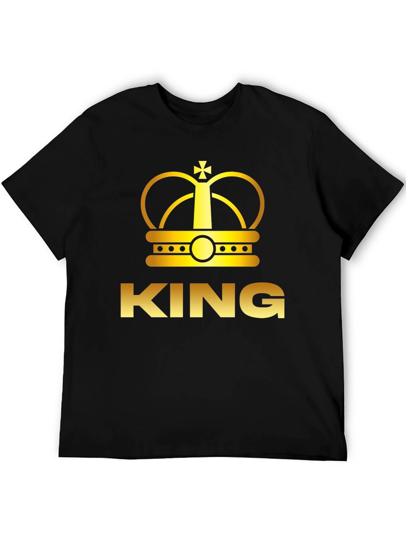 King Crown Graphic T-Shirt - Black