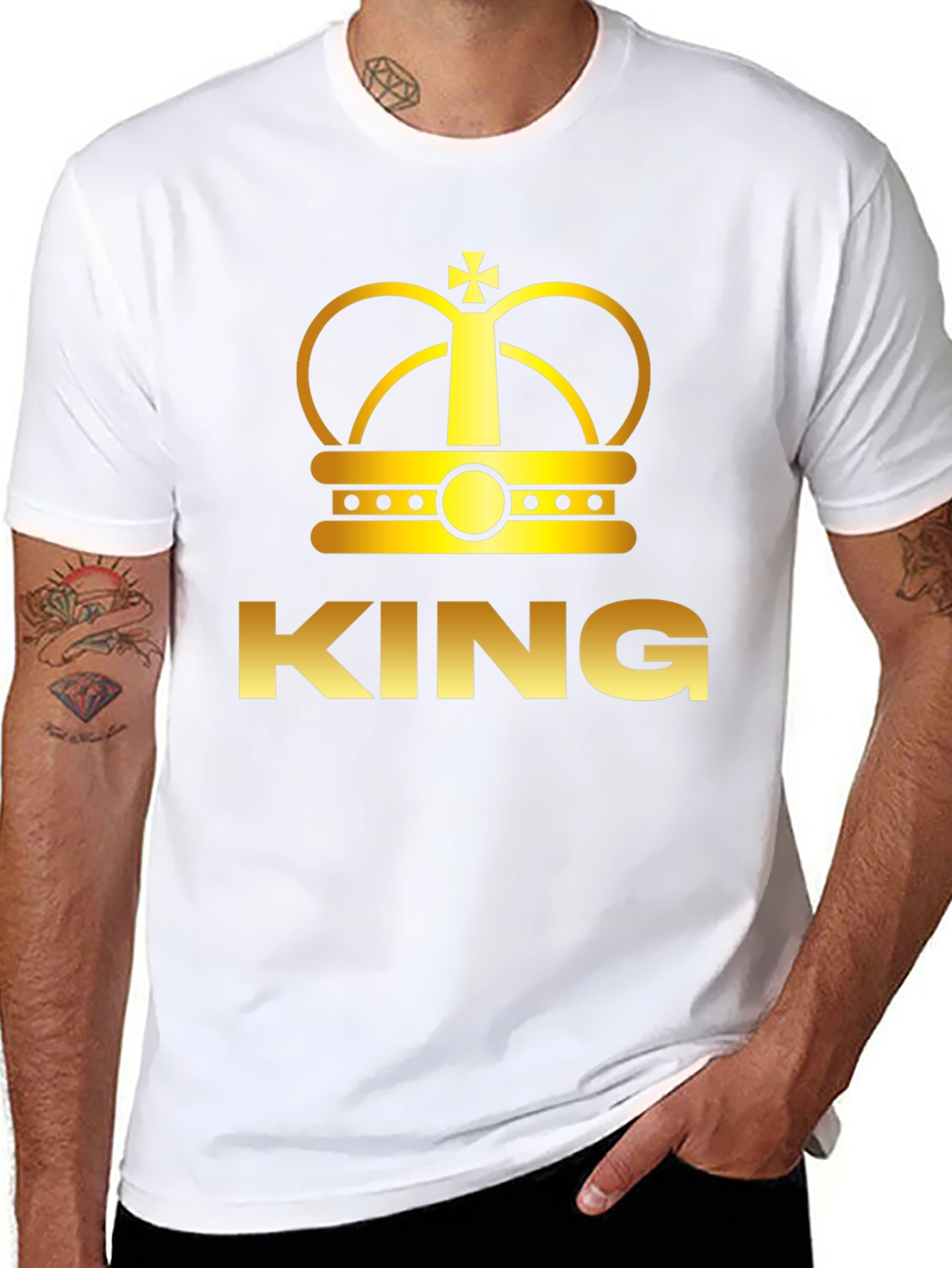 King Crown Graphic T-Shirt - Black