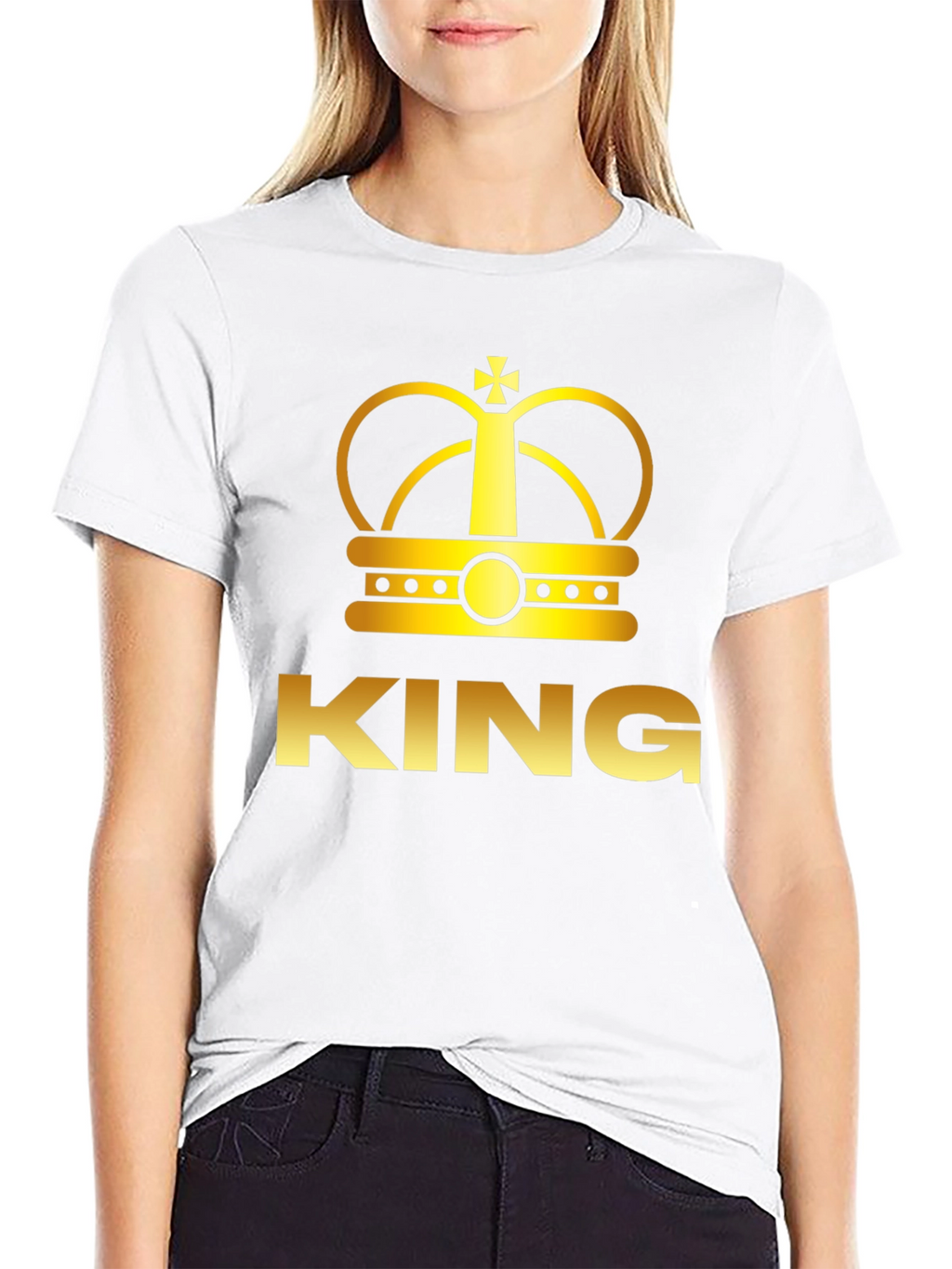 King Crown Graphic T-Shirt - Black