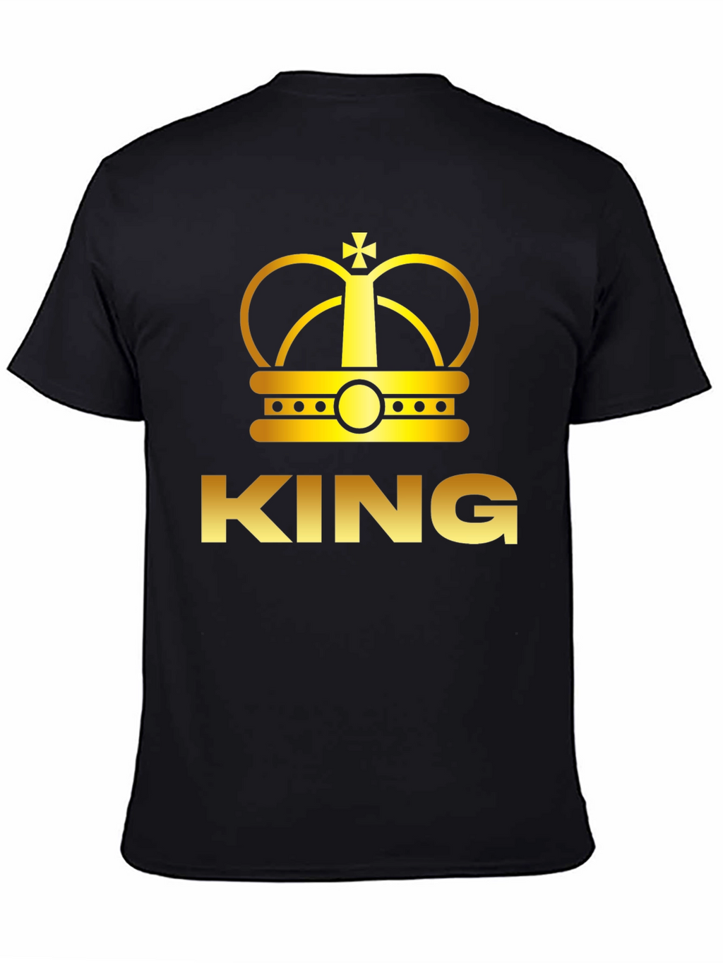 King Crown Graphic T-Shirt - Black
