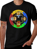 Cartoon Cultural Character T-Shirt