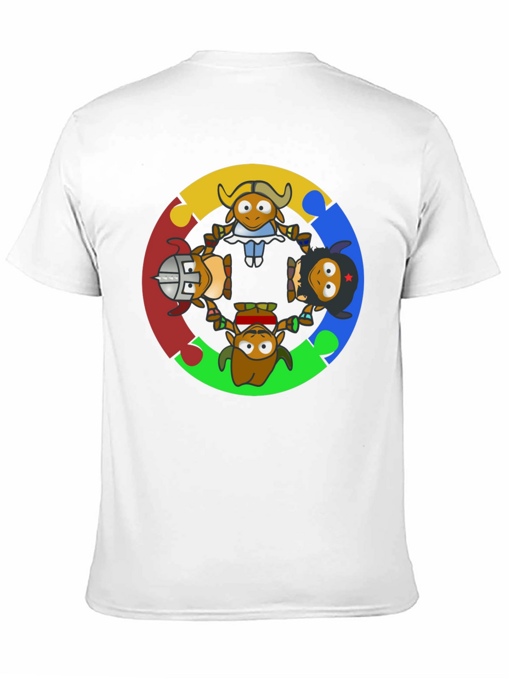 Cartoon Cultural Character T-Shirt