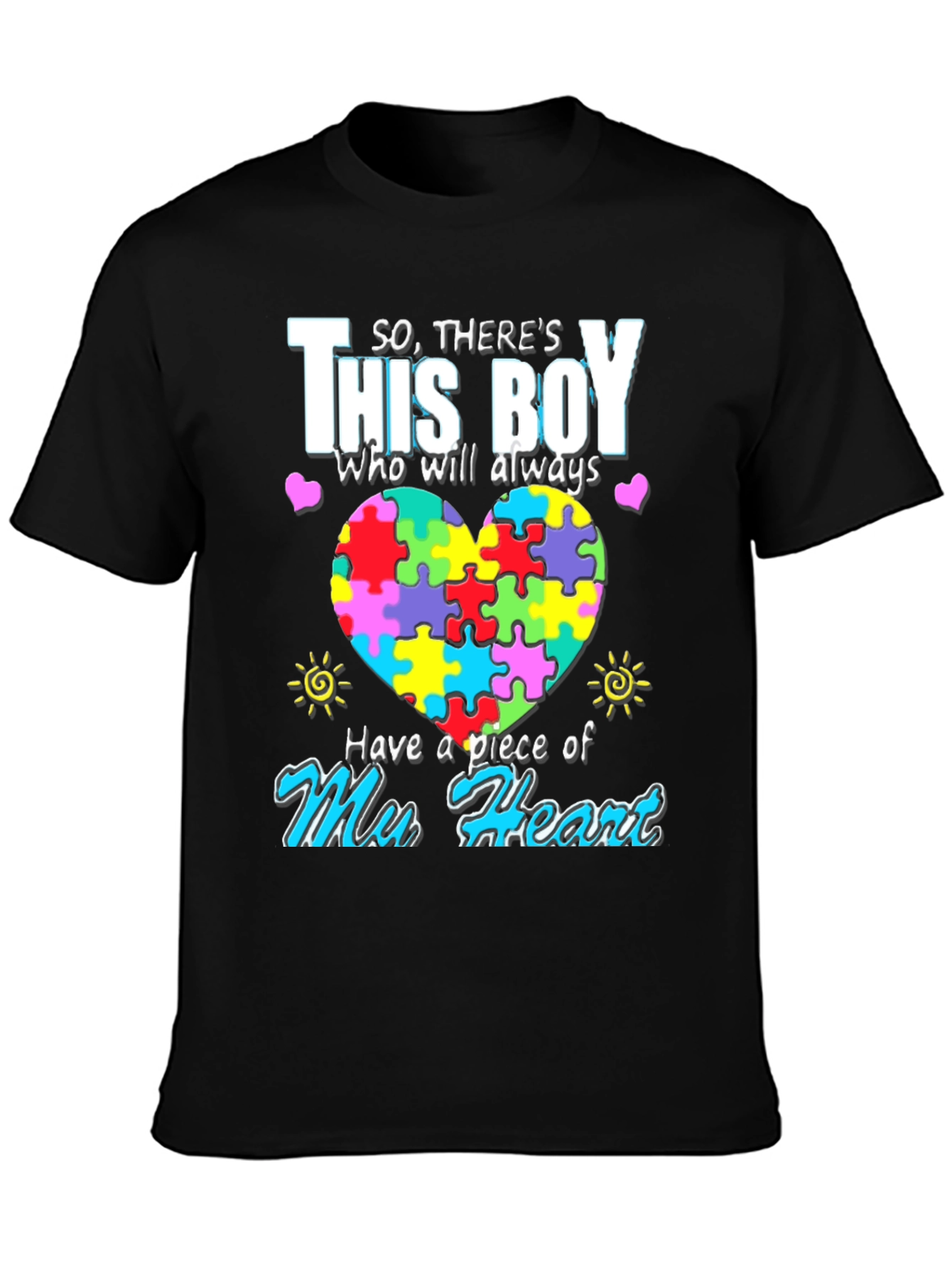 Autism Awareness Puzzle Heart T-Shirt