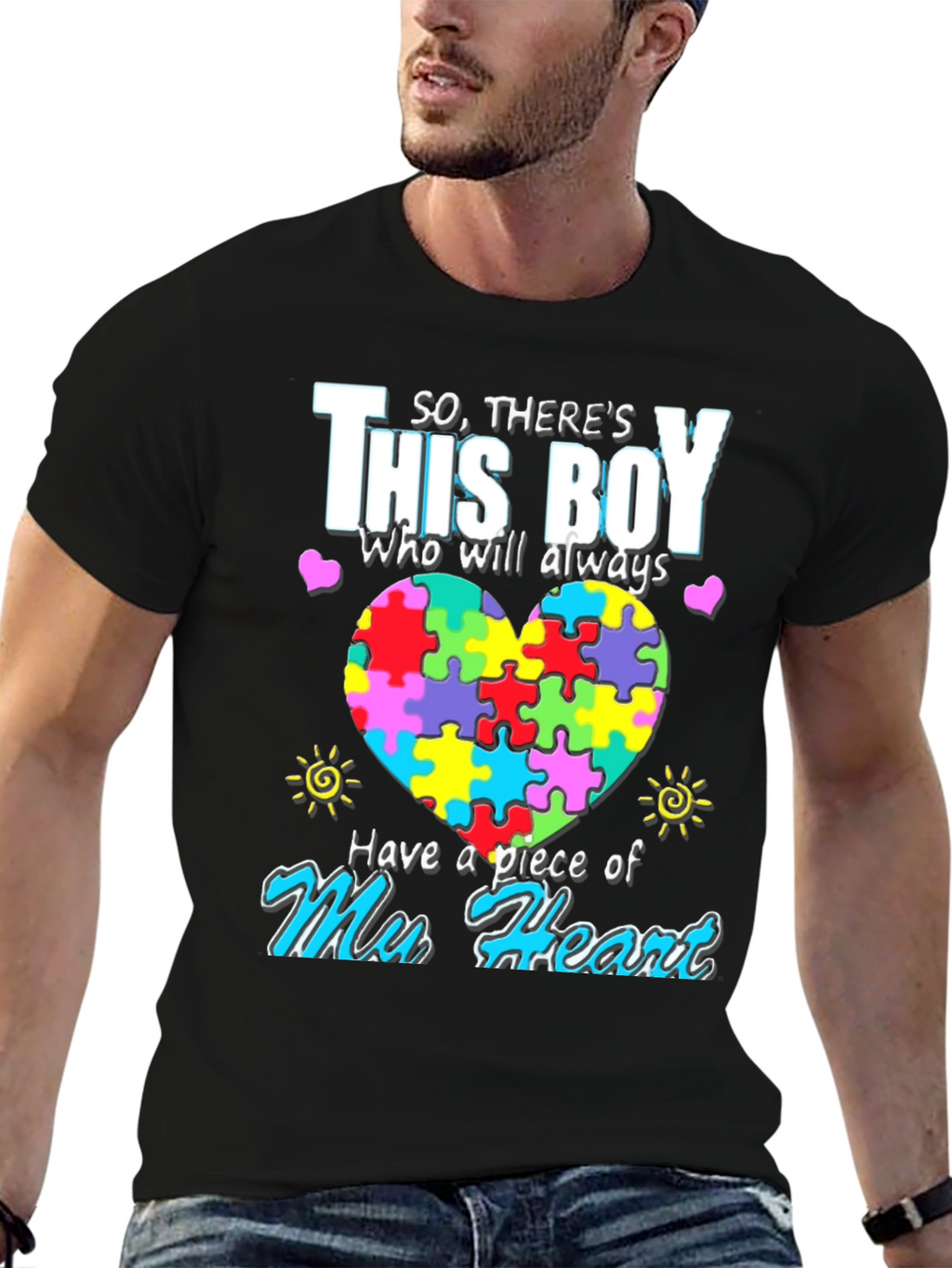 Autism Awareness Puzzle Heart T-Shirt