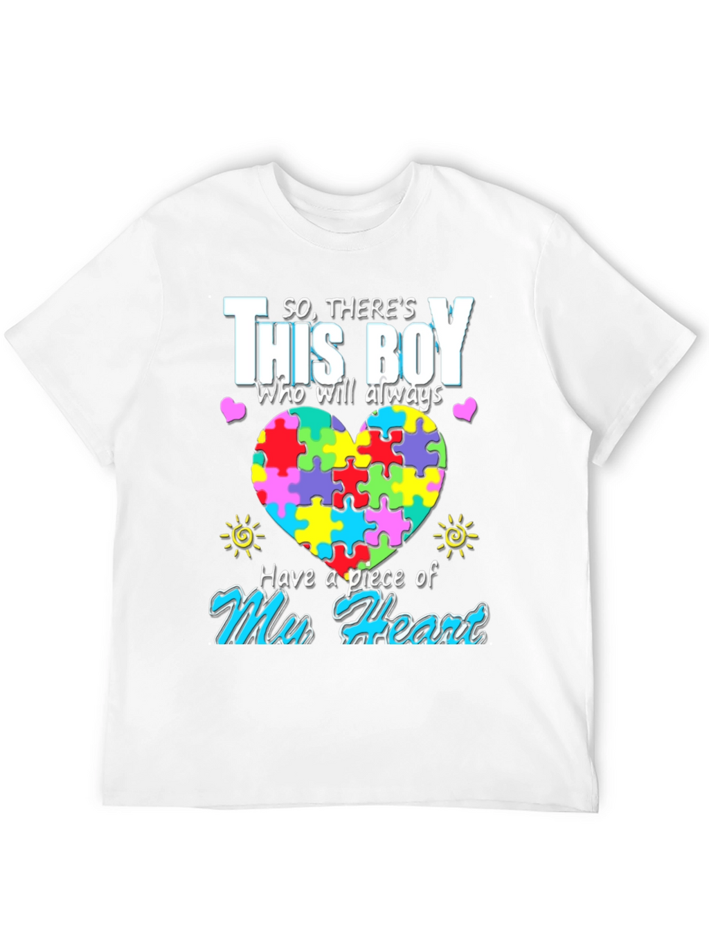 Autism Awareness Puzzle Heart T-Shirt