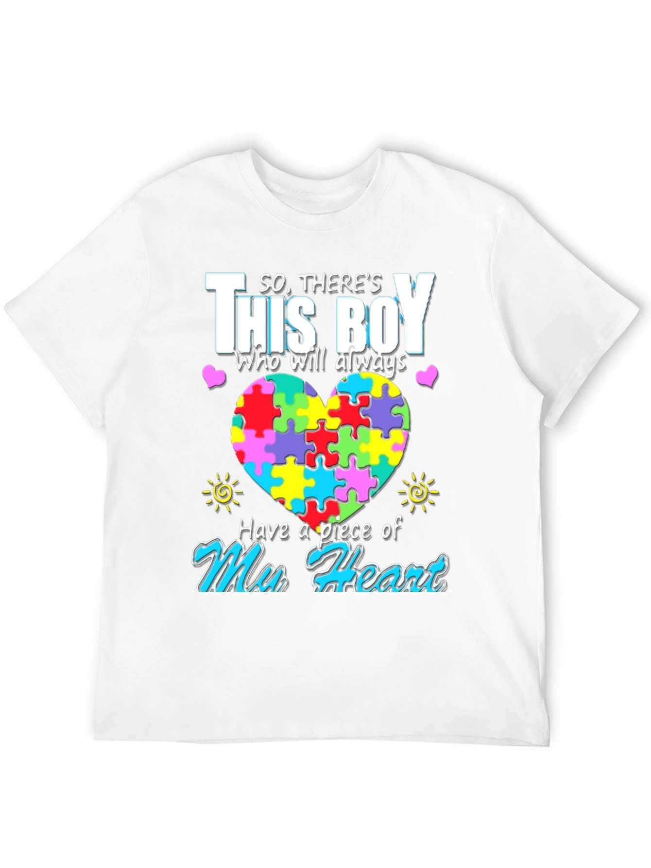 Autism Awareness Puzzle Heart T-Shirt