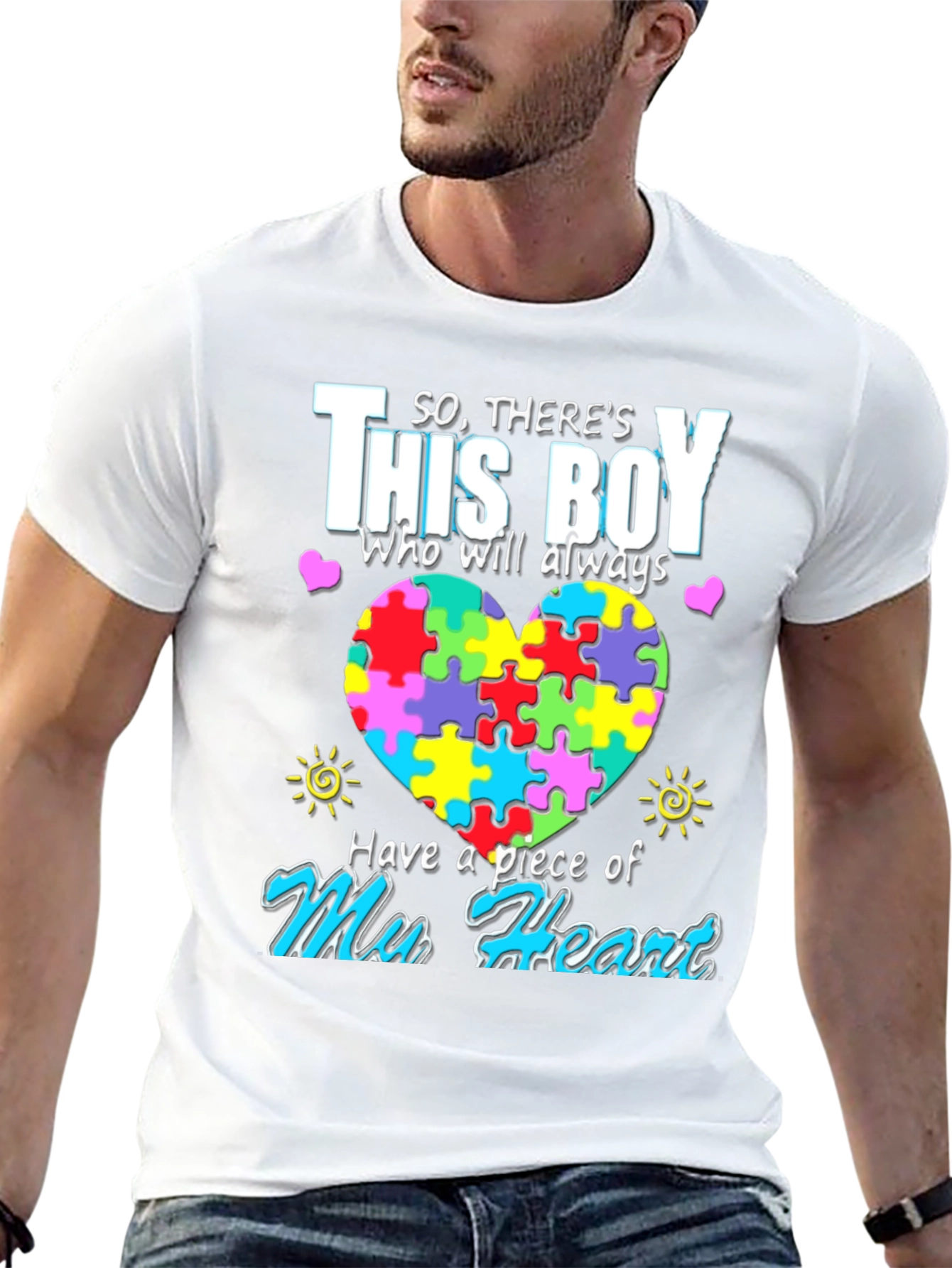 Autism Awareness Puzzle Heart T-Shirt