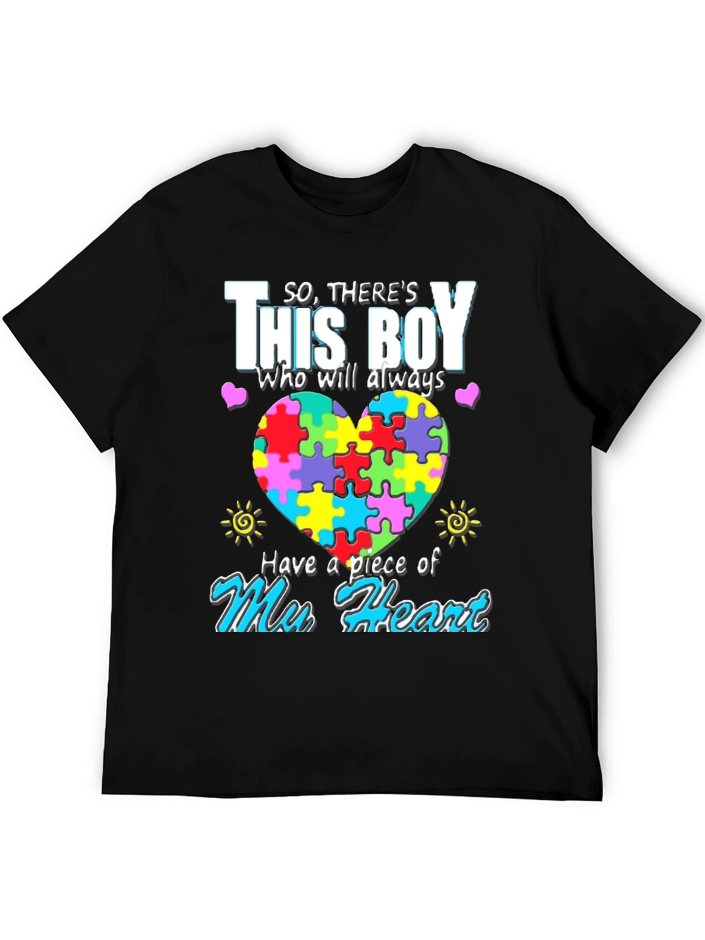 Autism Awareness Puzzle Heart T-Shirt
