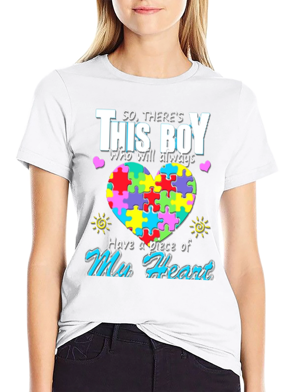 Autism Awareness Puzzle Heart T-Shirt
