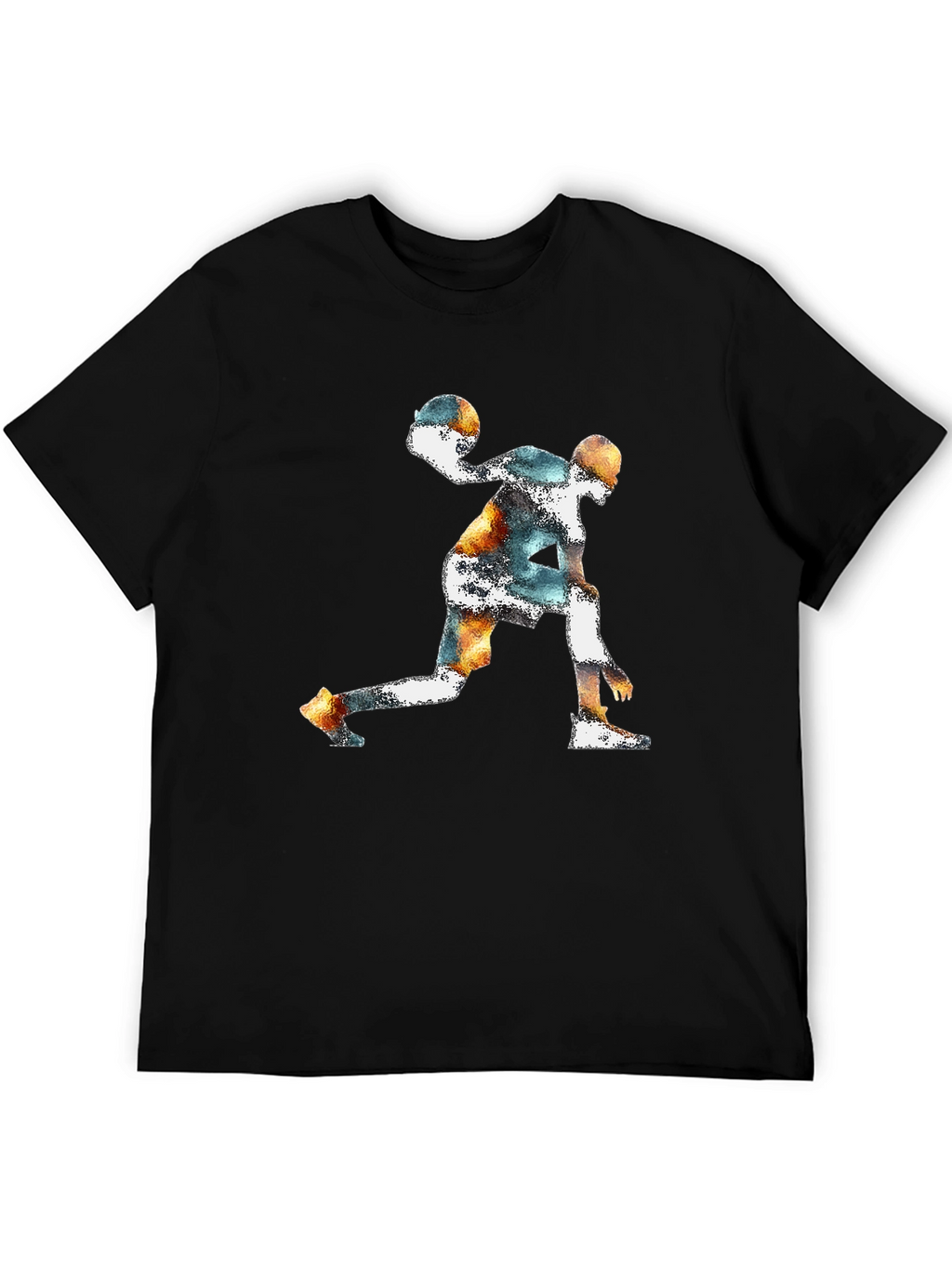 Basketball Player Graphic Print T-Shirt