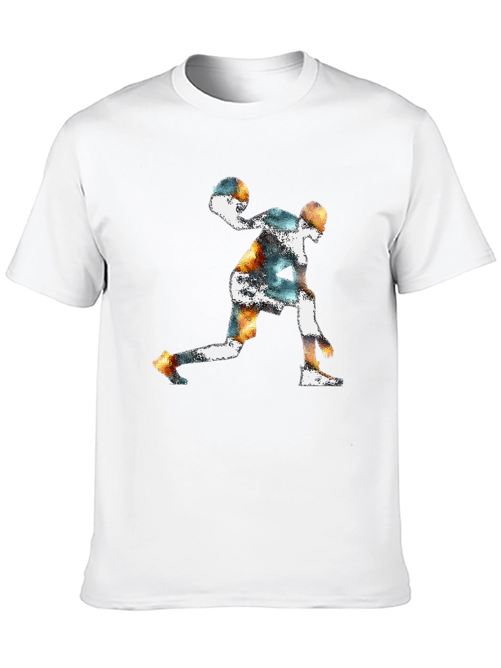 Basketball Player Graphic Print T-Shirt