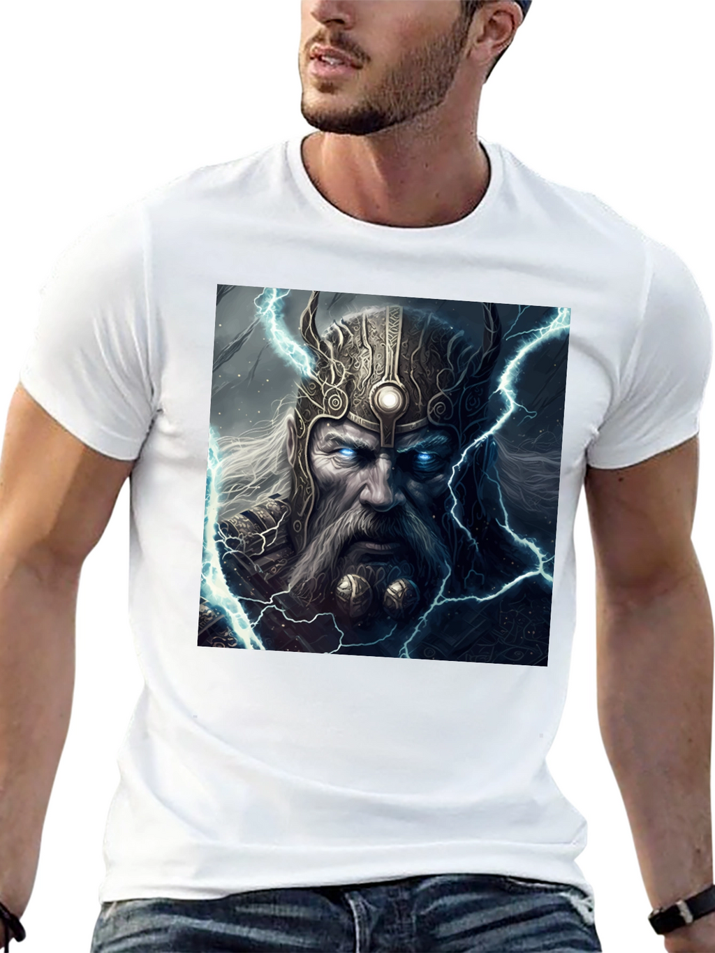Odin God of Thunder Graphic Tee