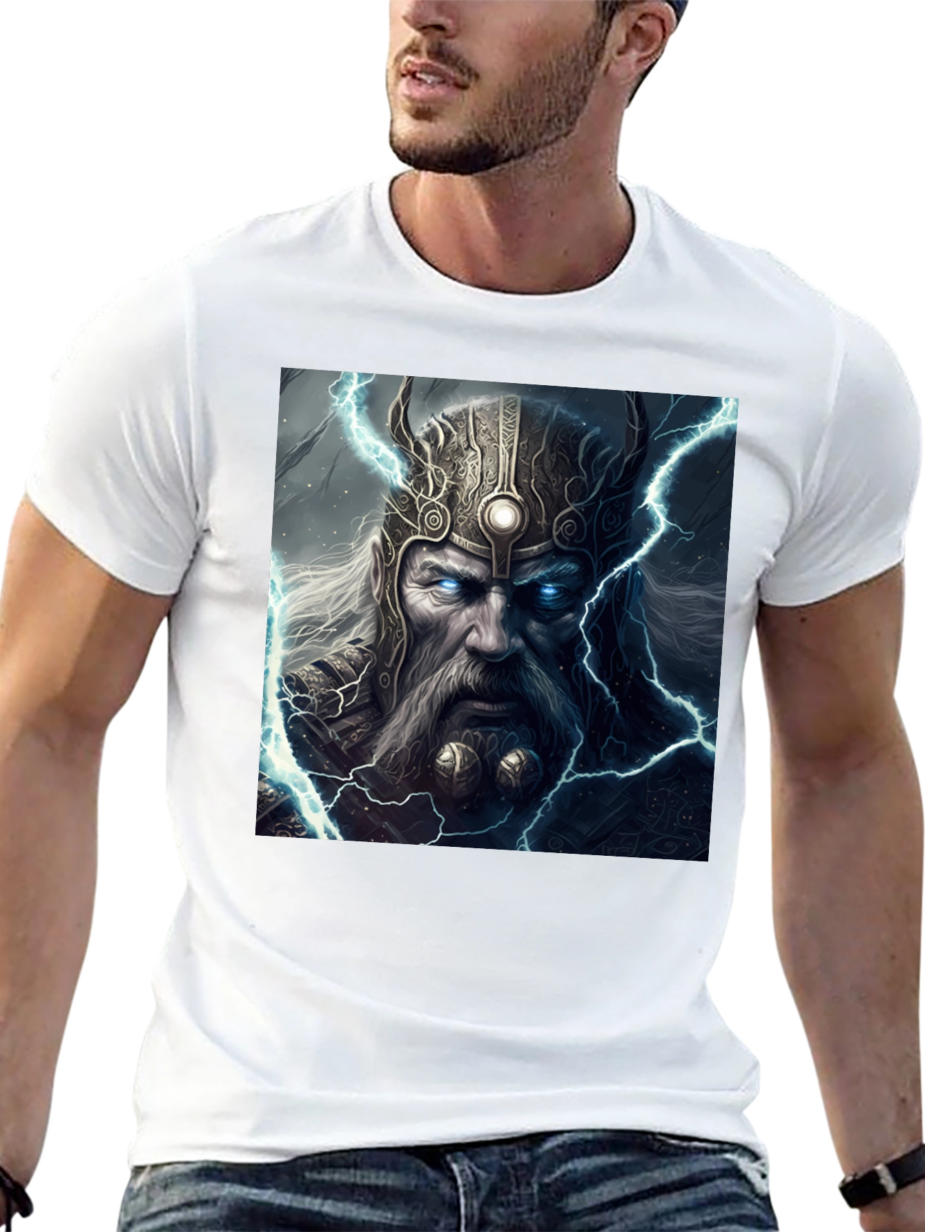 Odin God of Thunder Graphic Tee
