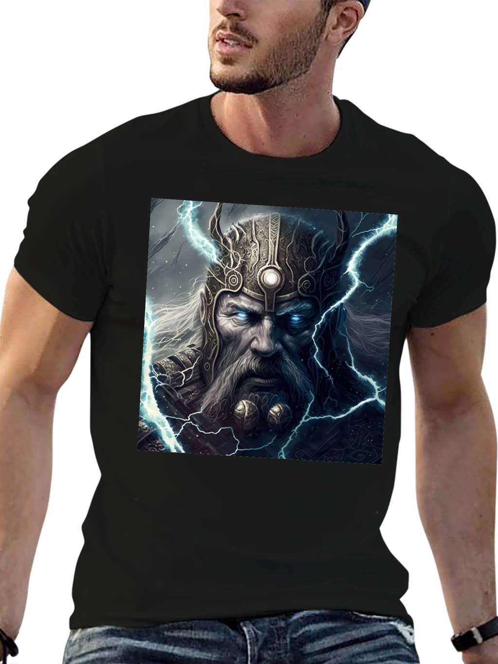 Odin God of Thunder Graphic Tee