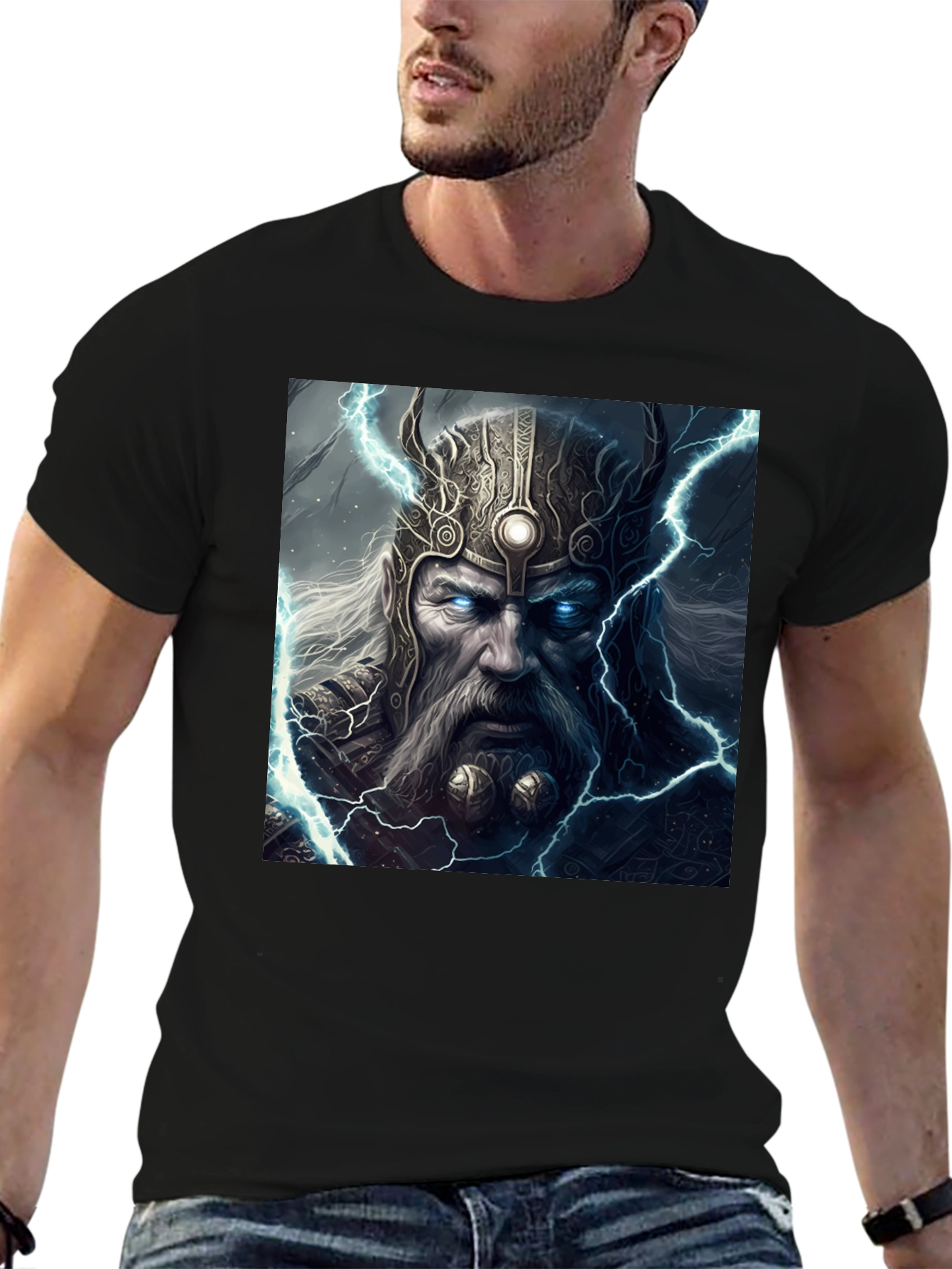 Odin God of Thunder Graphic Tee