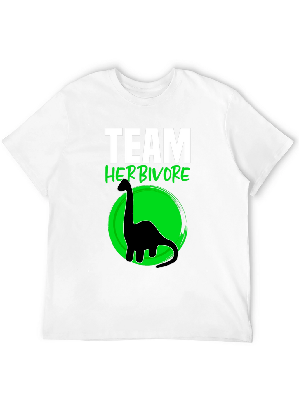 Team Herbivore T-Shirt Dinosaur Vegan