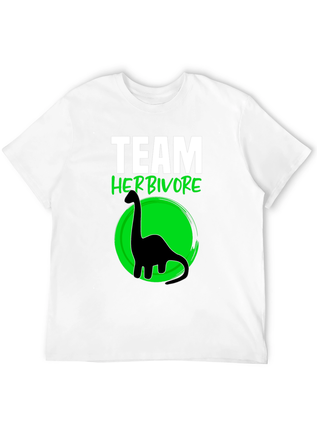 Team Herbivore T-Shirt Dinosaur Vegan