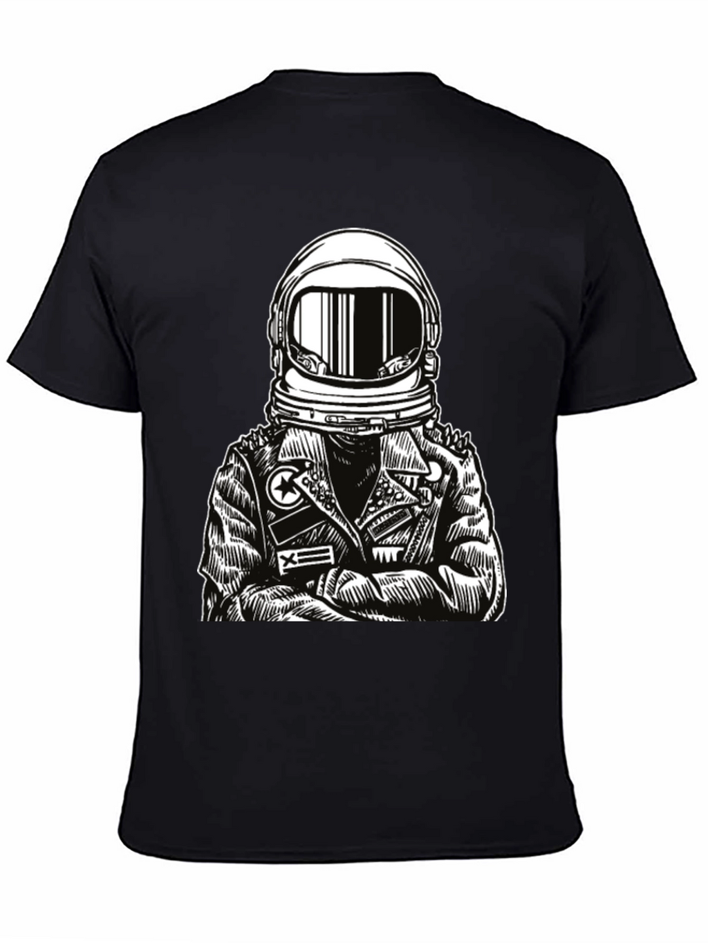 Astronaut Graphic Tee - Edgy Space Style