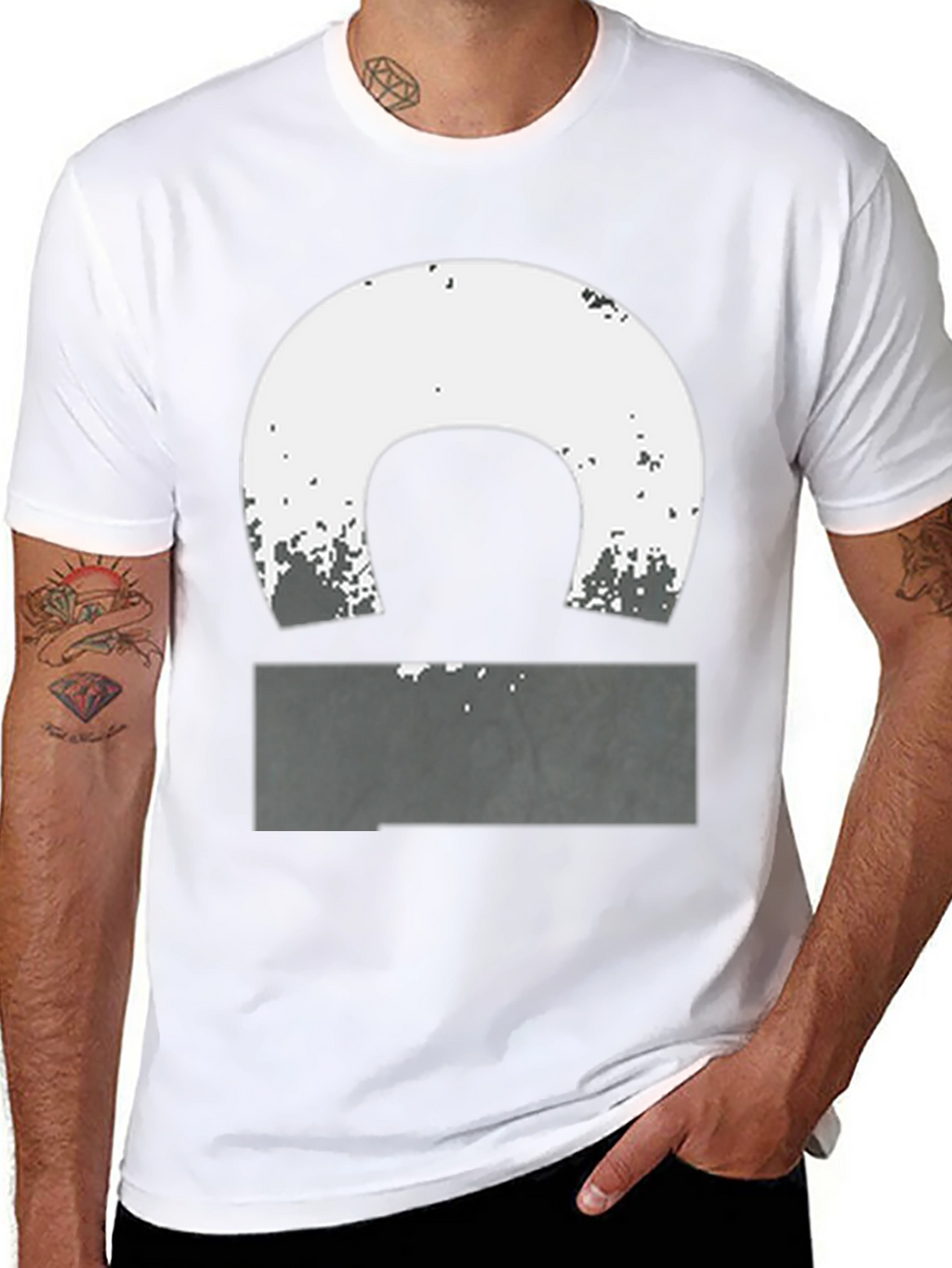 Abstract Graphic Tee - Modern Casual Wear
