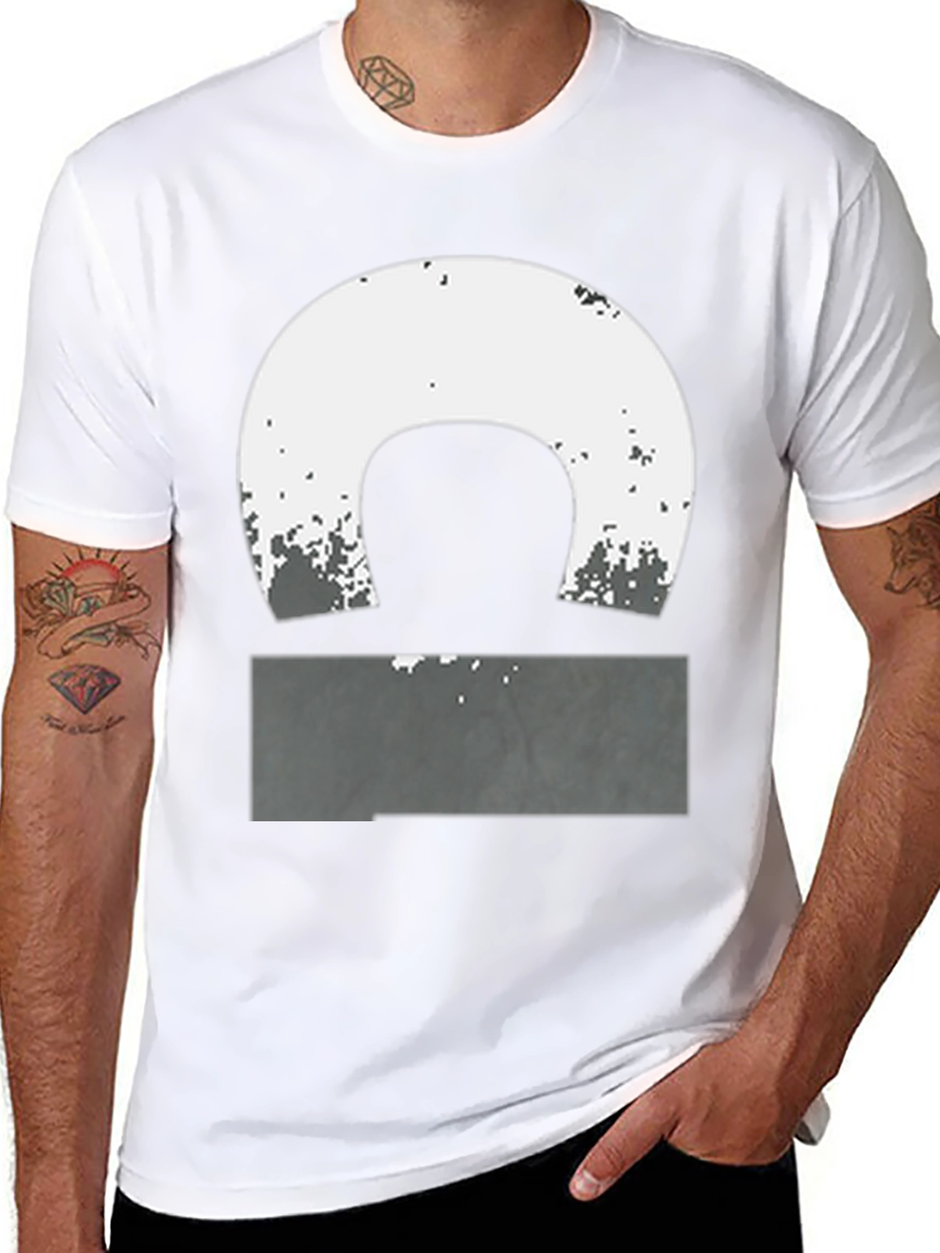 Abstract Graphic Tee - Modern Casual Wear