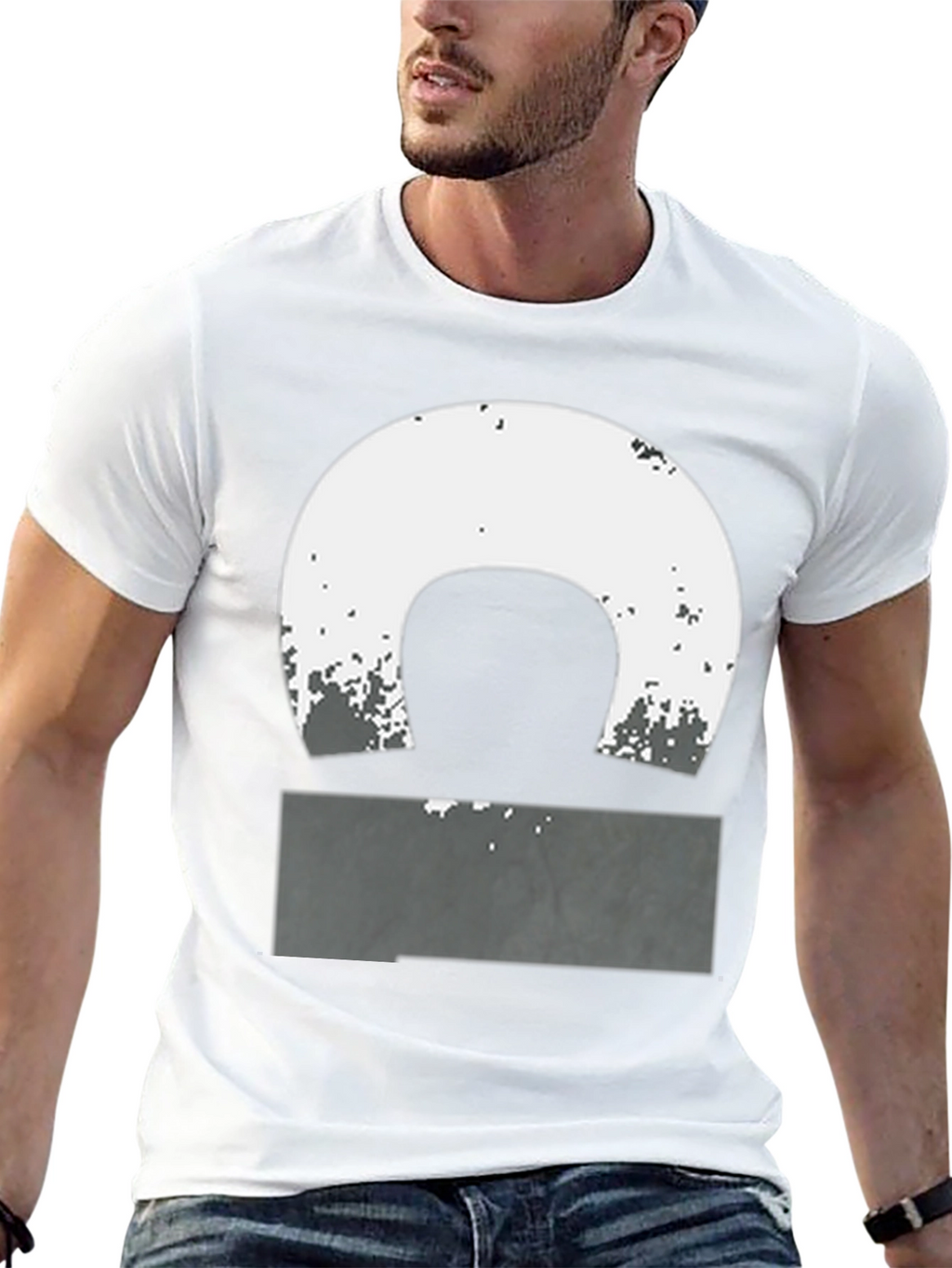 Abstract Graphic Tee - Modern Casual Wear
