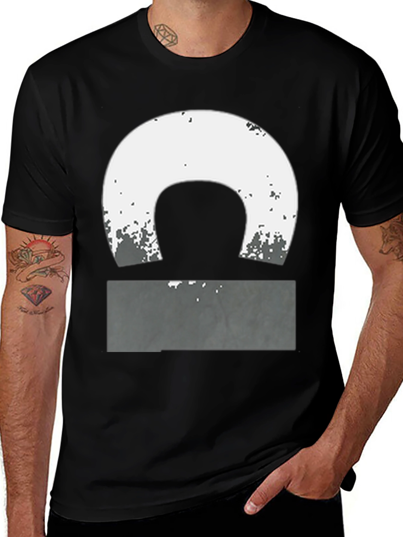 Abstract Graphic Tee - Modern Casual Wear