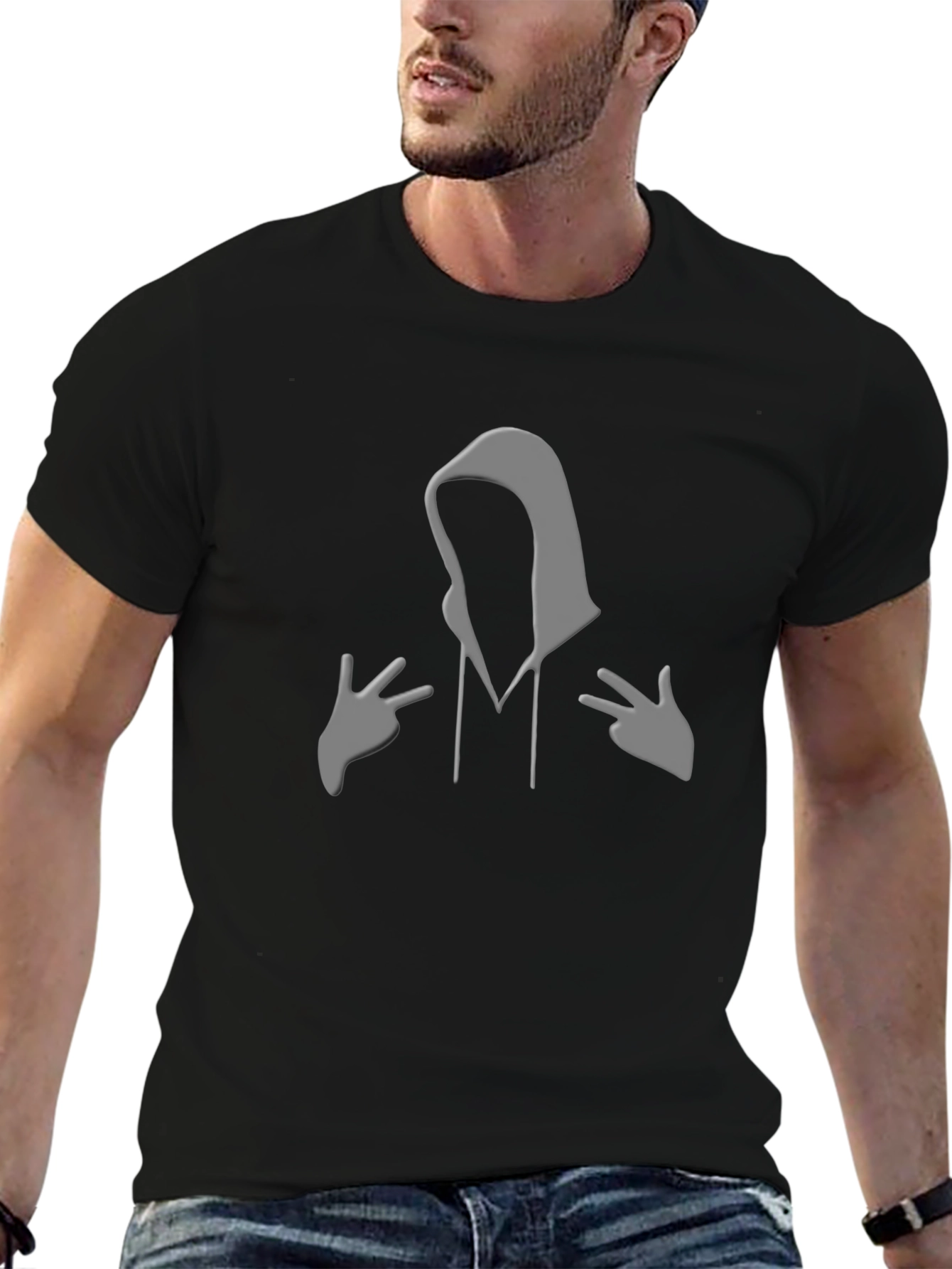 Mystery Figure Graphic T-Shirt - Soft Style