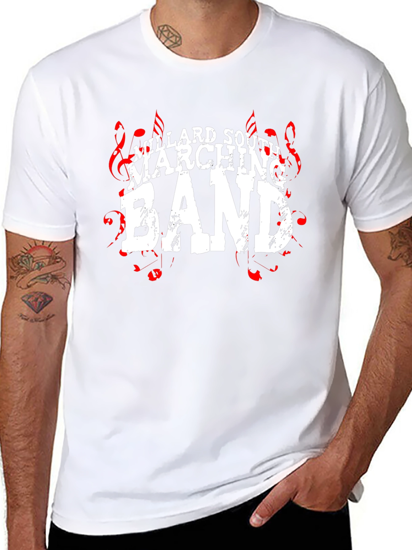 Millard South Marching Band Black T-Shirt