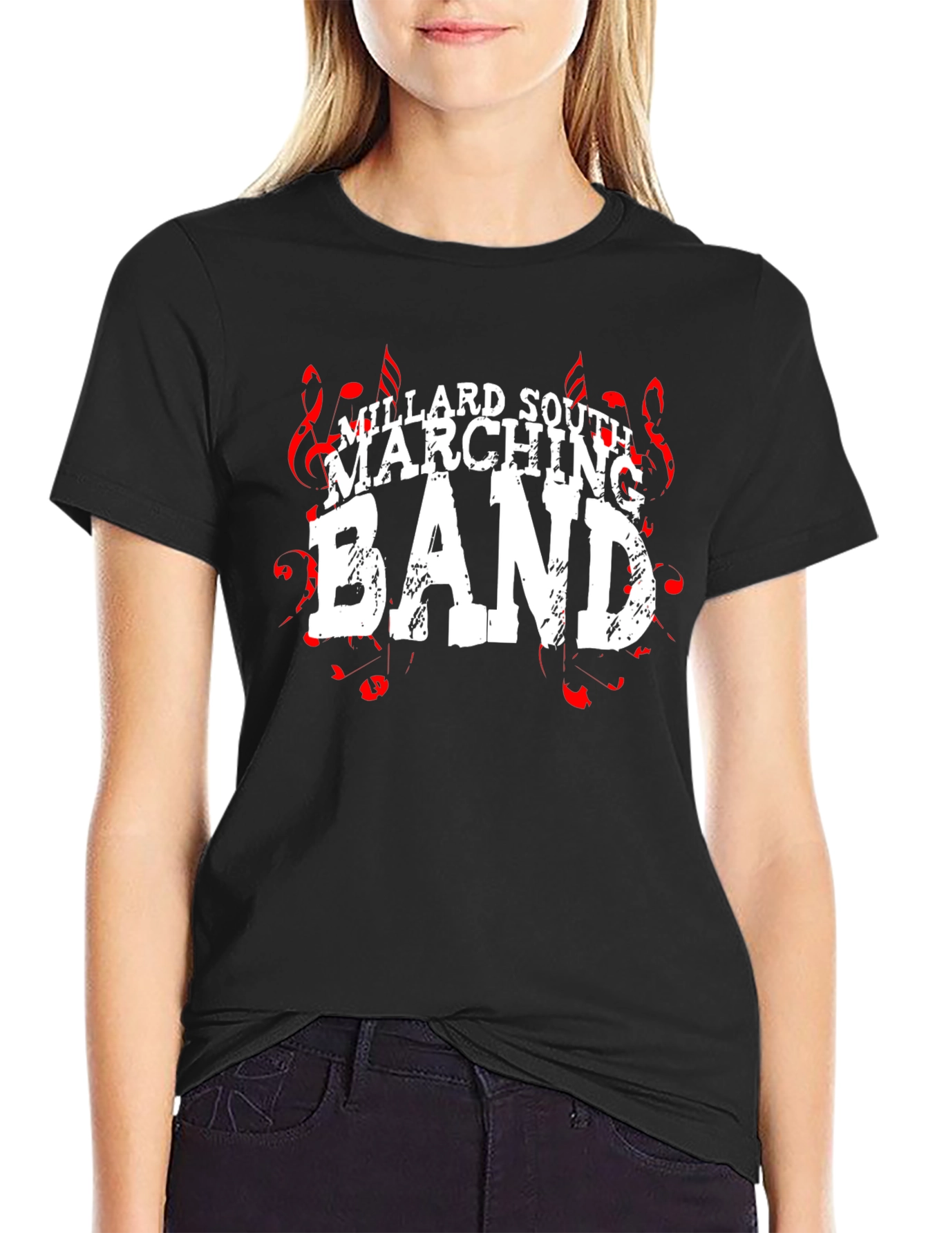 Millard South Marching Band Black T-Shirt