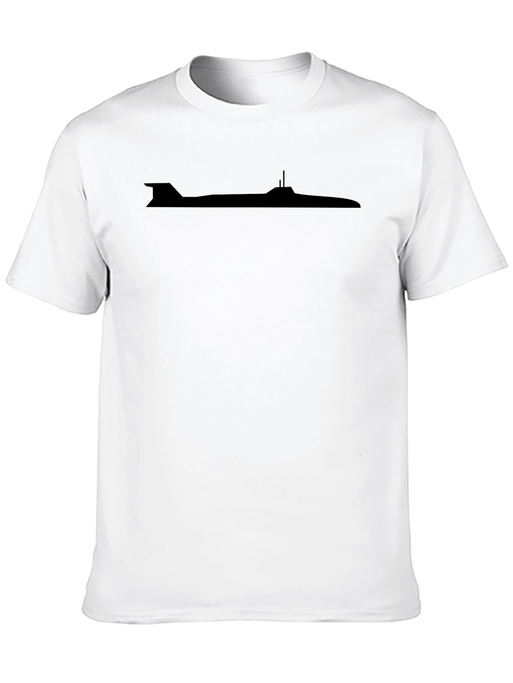 Submarine Silhouette Black T-Shirt