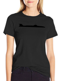 Submarine Silhouette Black T-Shirt